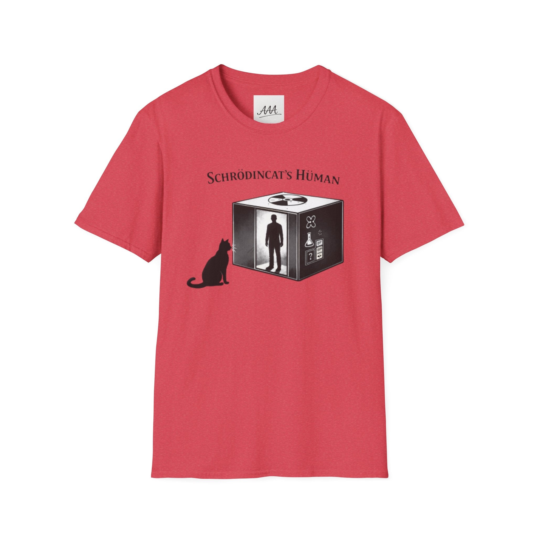 Schrodinger Cat Shirt Funny Science Tee | Schrödincat’s Human T-Shirt | Physics Joke Shirt | Nerd Humor Tee