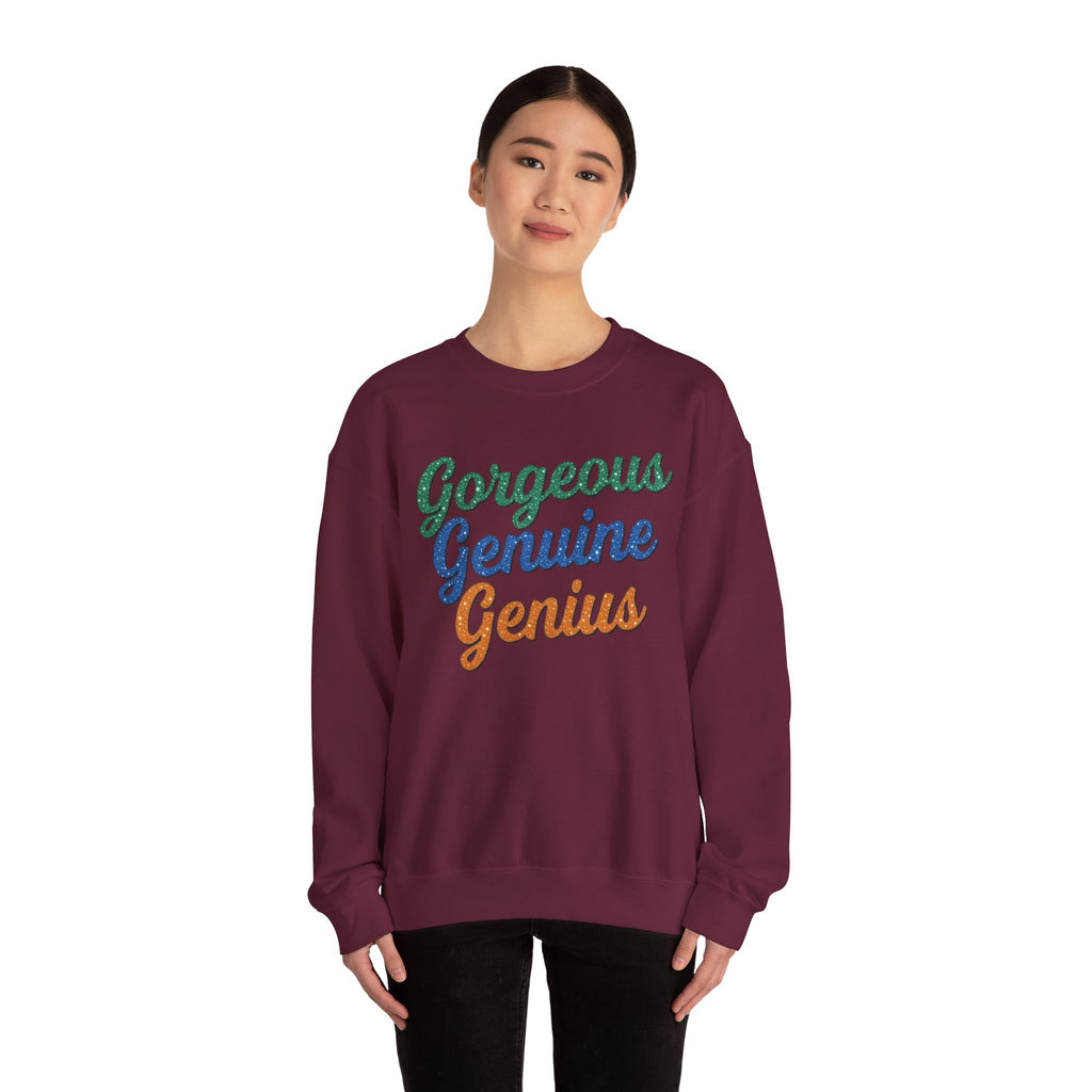 Gorgeous Genuine Genius Sweatshirt