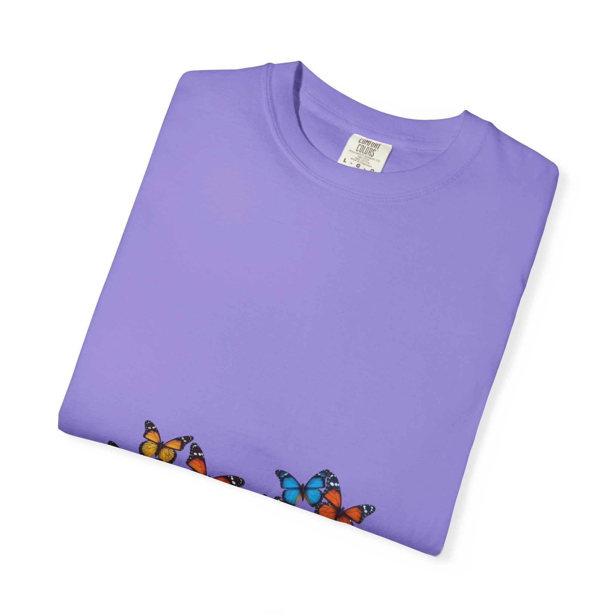 Butterflies in My Belly Colorful Graphic Tee