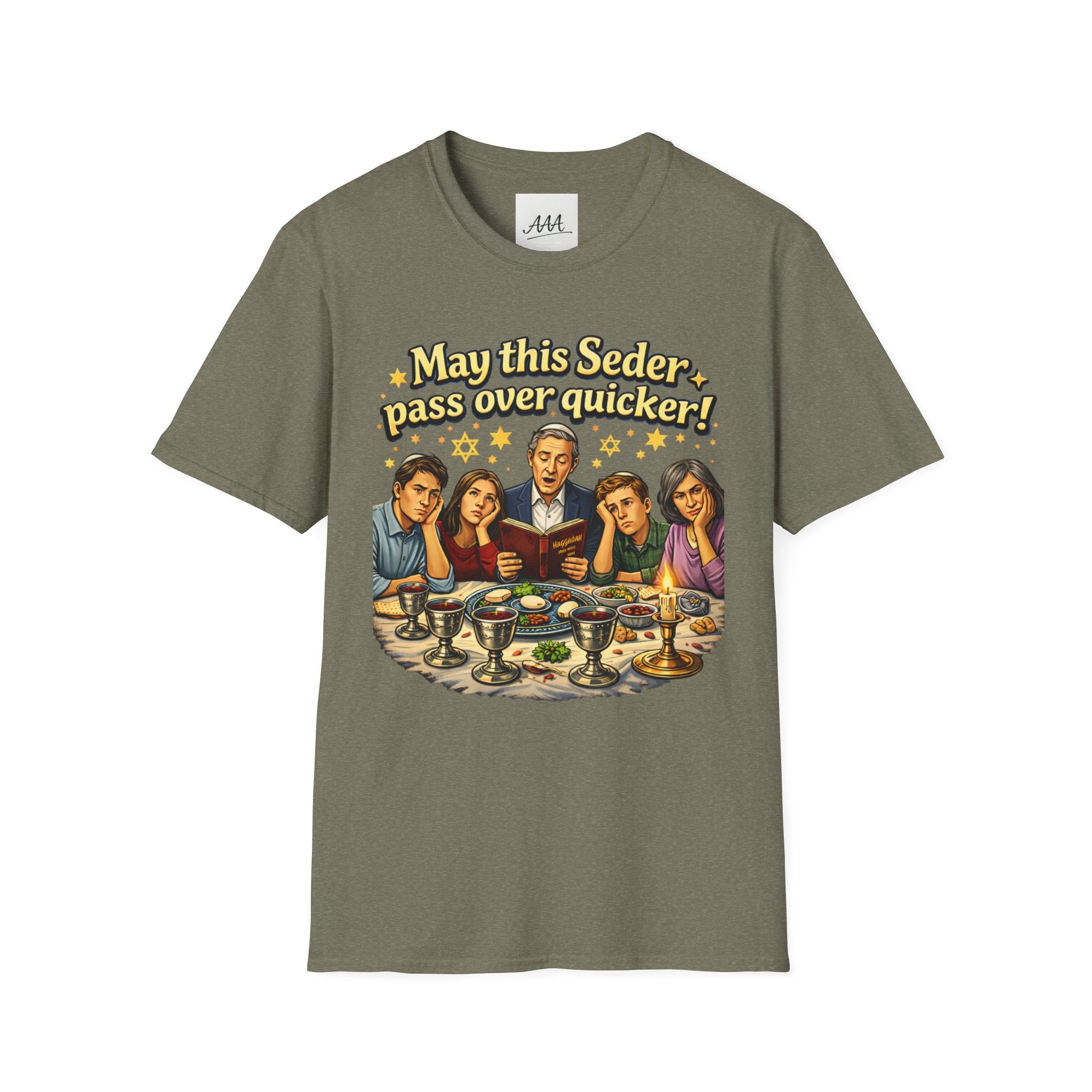 May This Seder Pass Over Quicker T-Shirt | Funny Passover Shirt | Jewish Holiday Humor Tee | Seder Night Gift | Passover Family Shirt