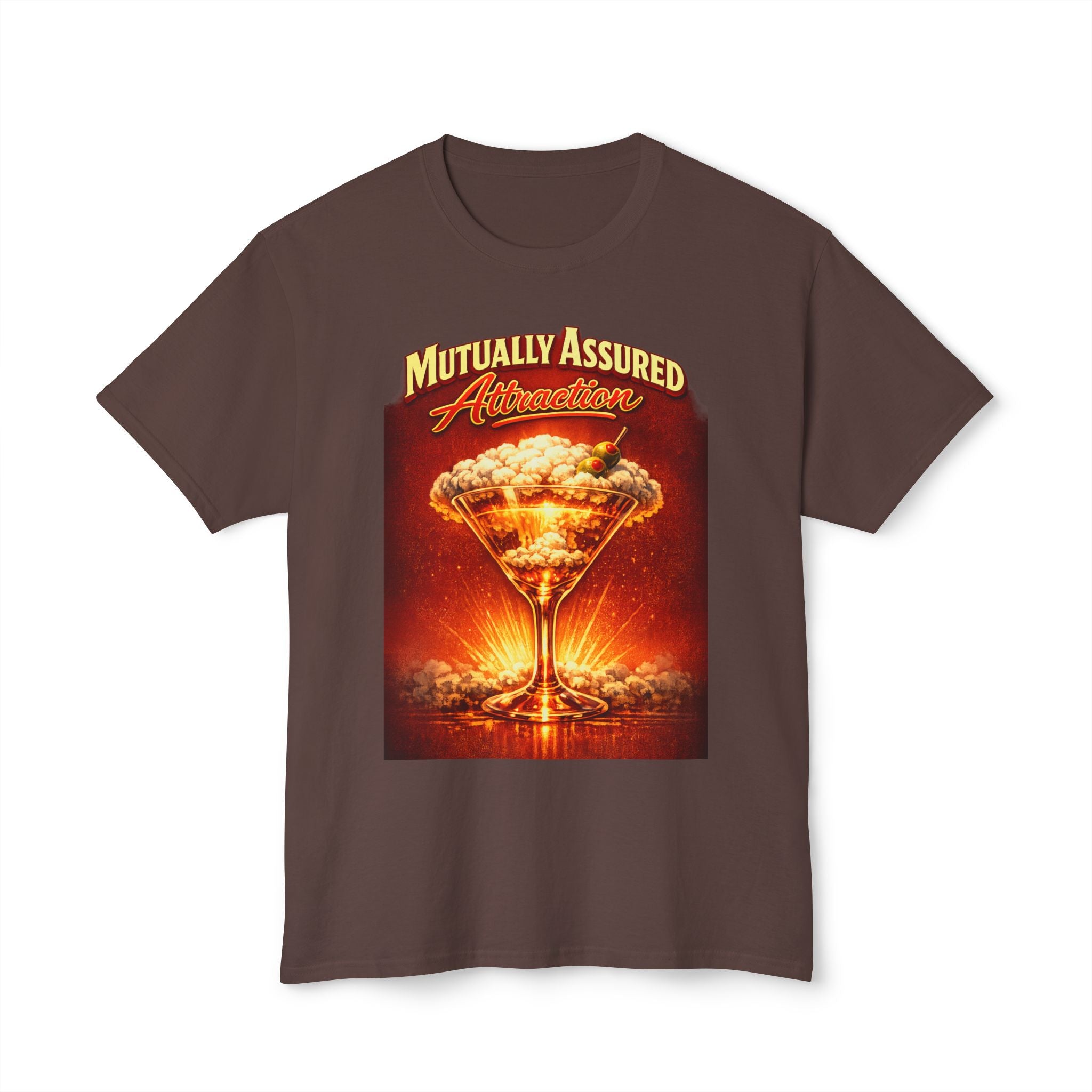 Mutually Assured Attraction T-Shirt | Funny Nuclear Flirting Humor Tee | Sarcastic Gift for Him | Nerdy Romance Shirt | Witty Graphic Tee