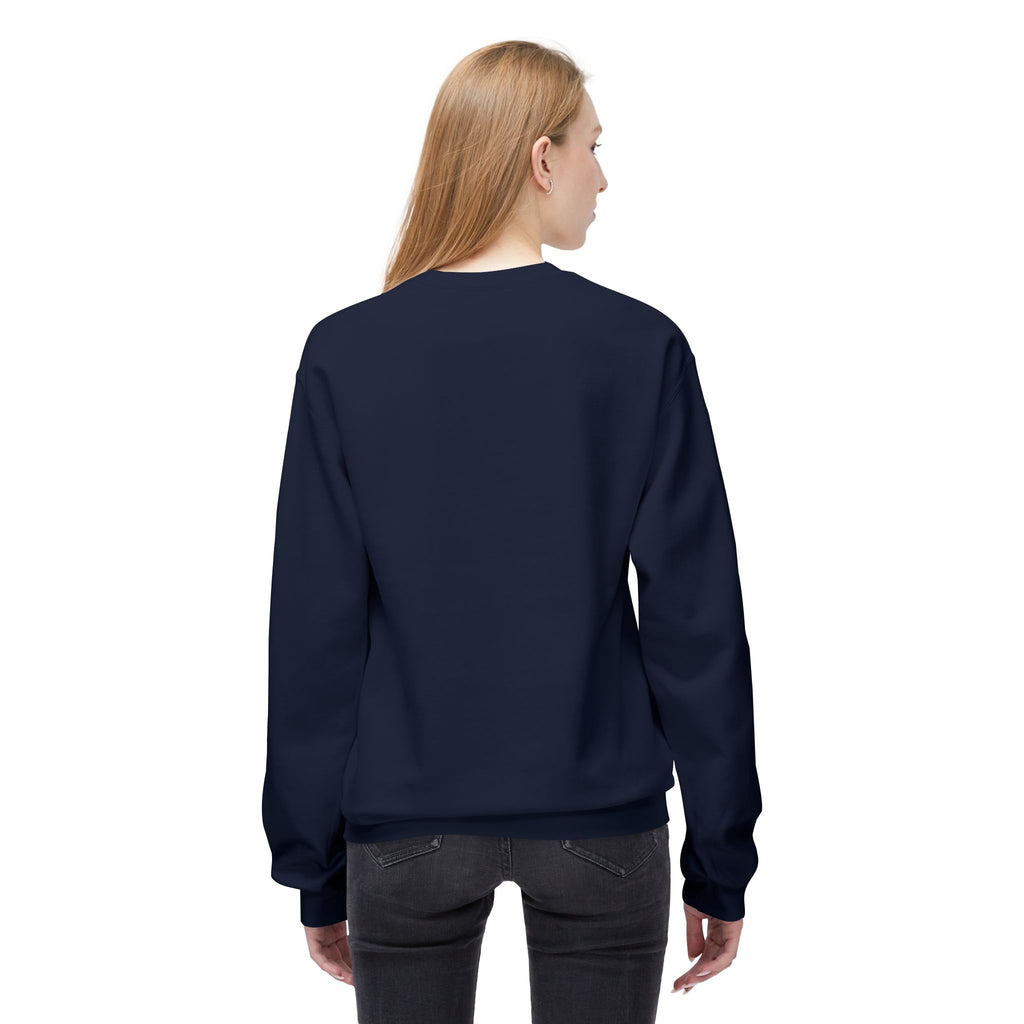 Retro Atom Illustration Sweatshirt | Science Molecule Graphic Crewneck
