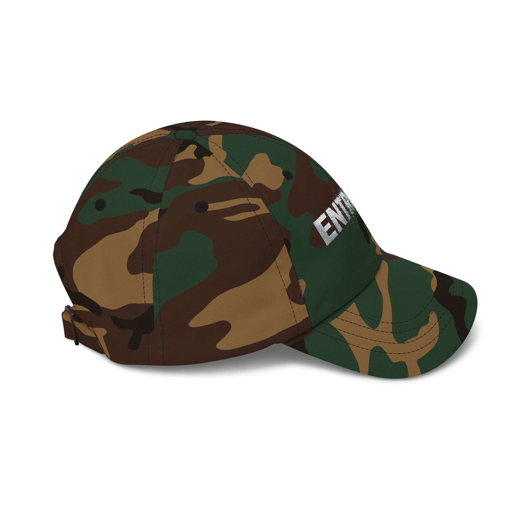 Entropy White Baseball Hat