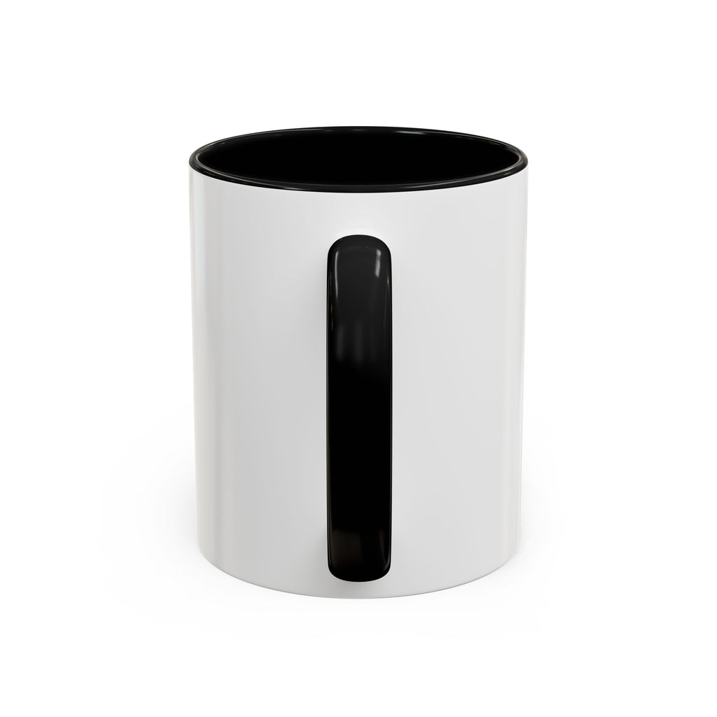 Atom Illustration Accent Mug | Science Coffee Cup