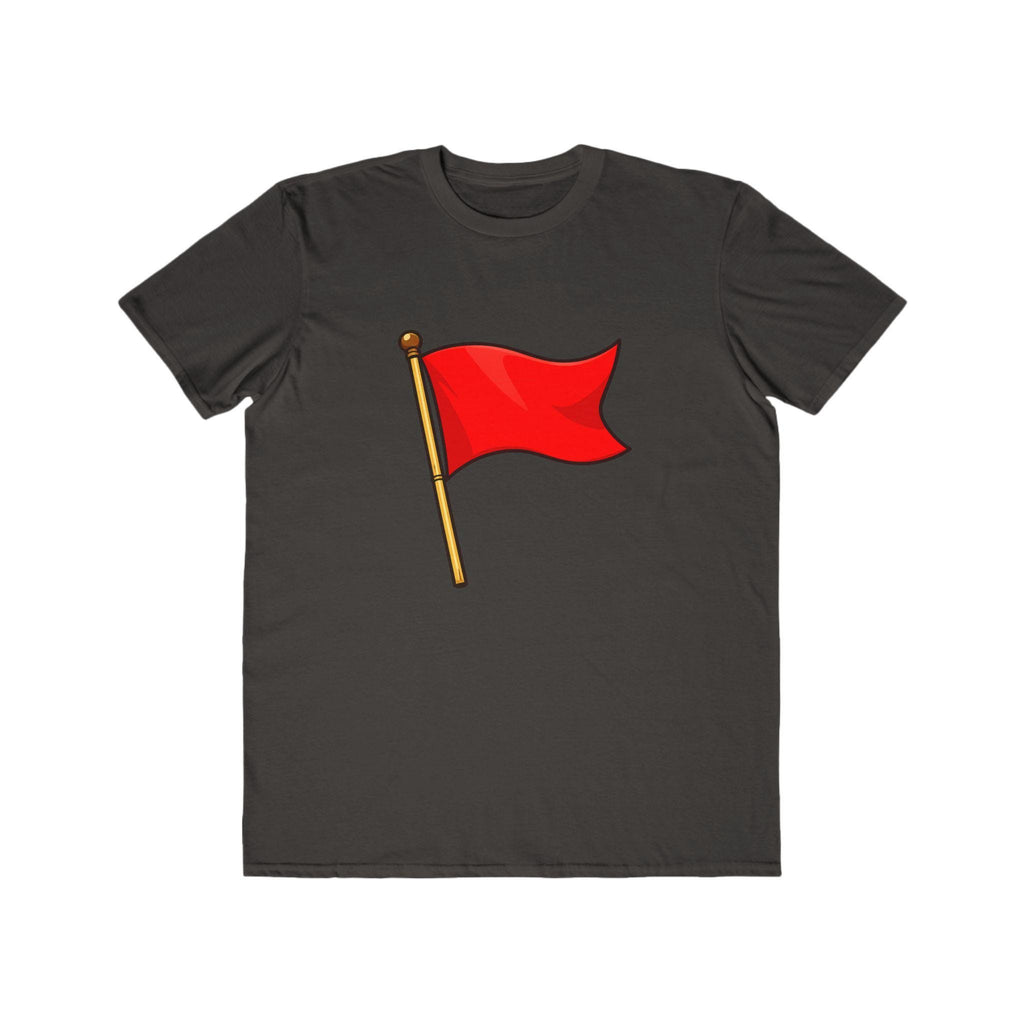 Red Flag Graphic Tee Men's Casual Cotton T-Shirt