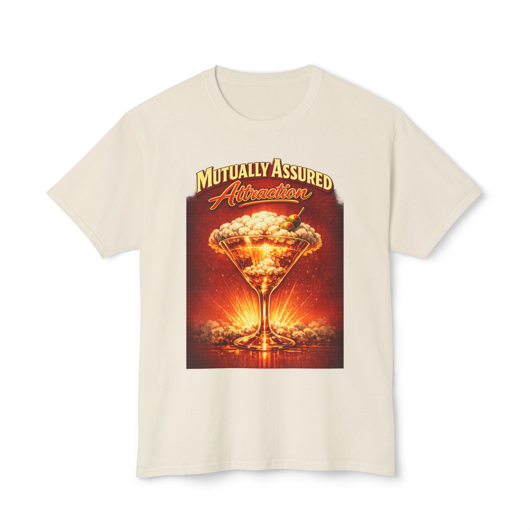 Mutually Assured Attraction T-Shirt | Funny Nuclear Flirting Humor Tee | Sarcastic Gift for Him | Nerdy Romance Shirt | Witty Graphic Tee