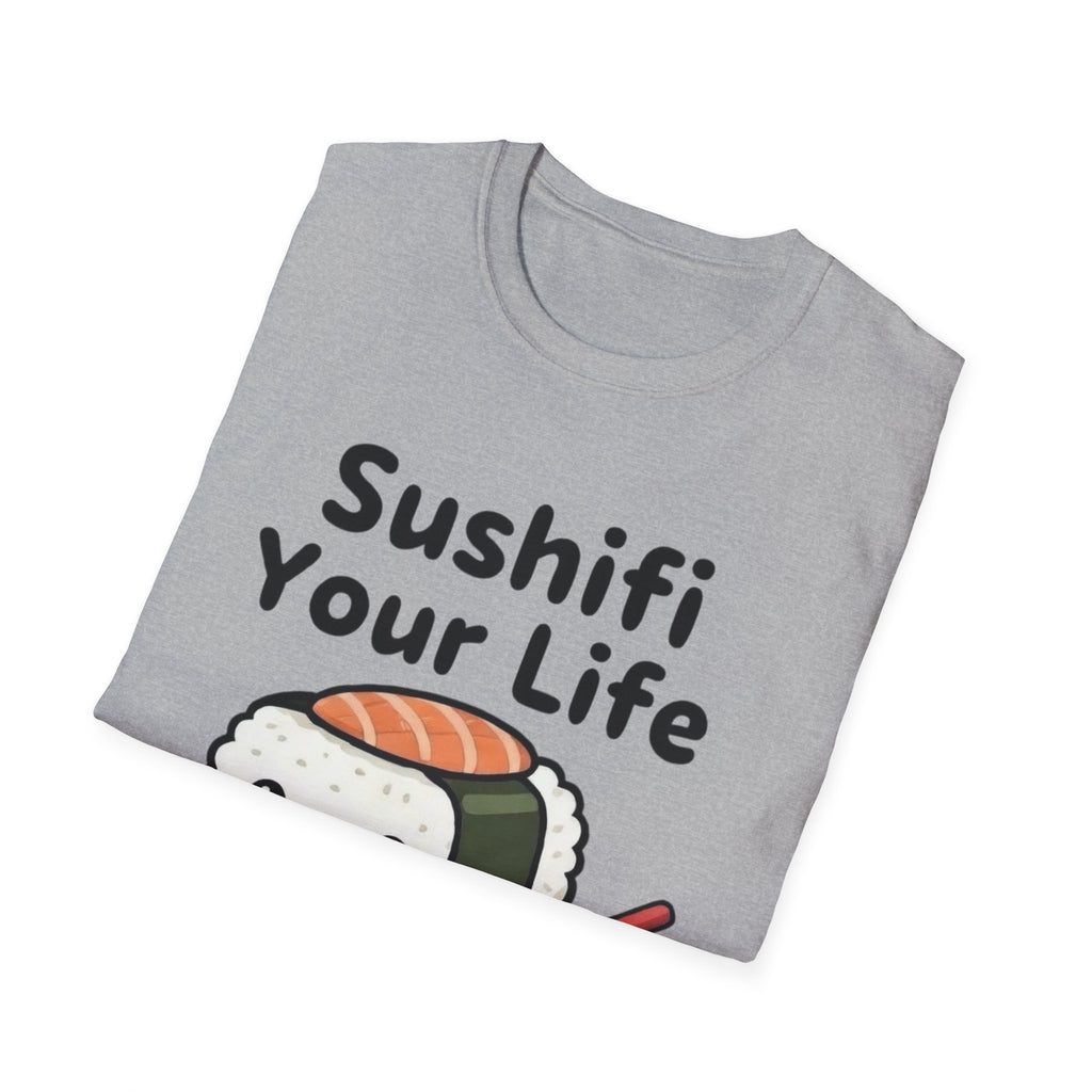 Sushifi Your Life T-Shirt | Cute Kawaii Sushi Cartoon