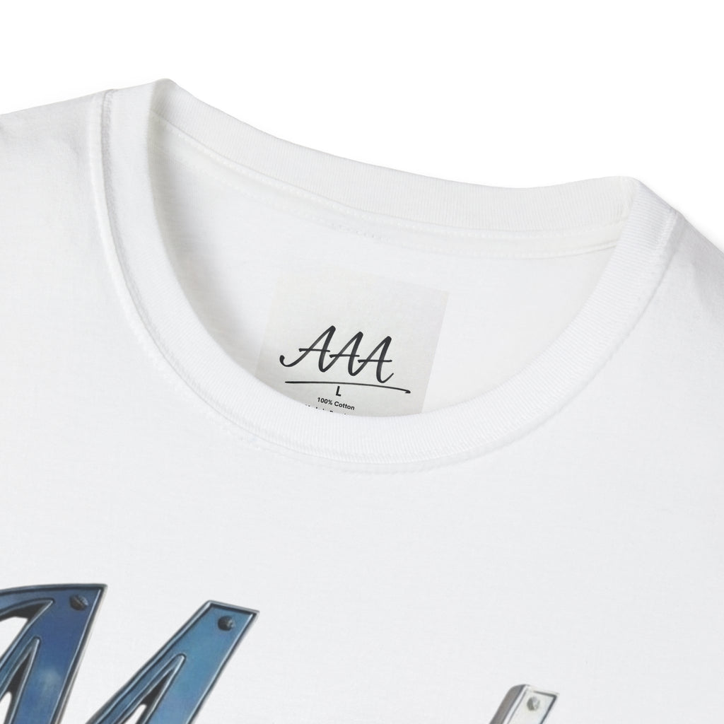 Made of Irony T-Shirt | Metallic Script Graphic Tee