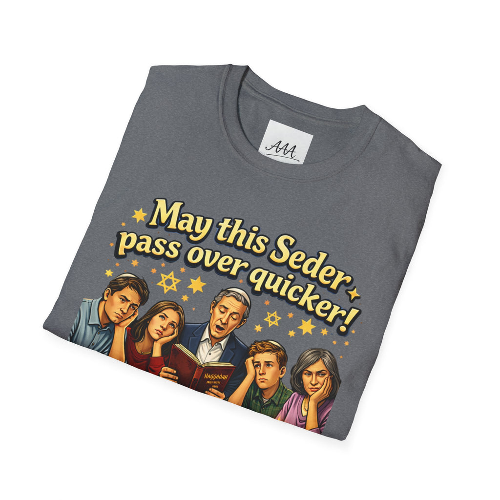 May This Seder Pass Over Quicker T-Shirt | Passover Seder Illustration