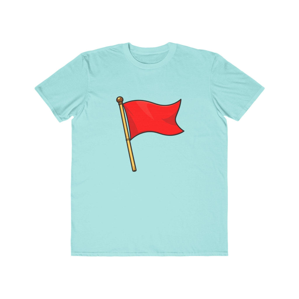 Red Flag Graphic Tee Men's Casual Cotton T-Shirt