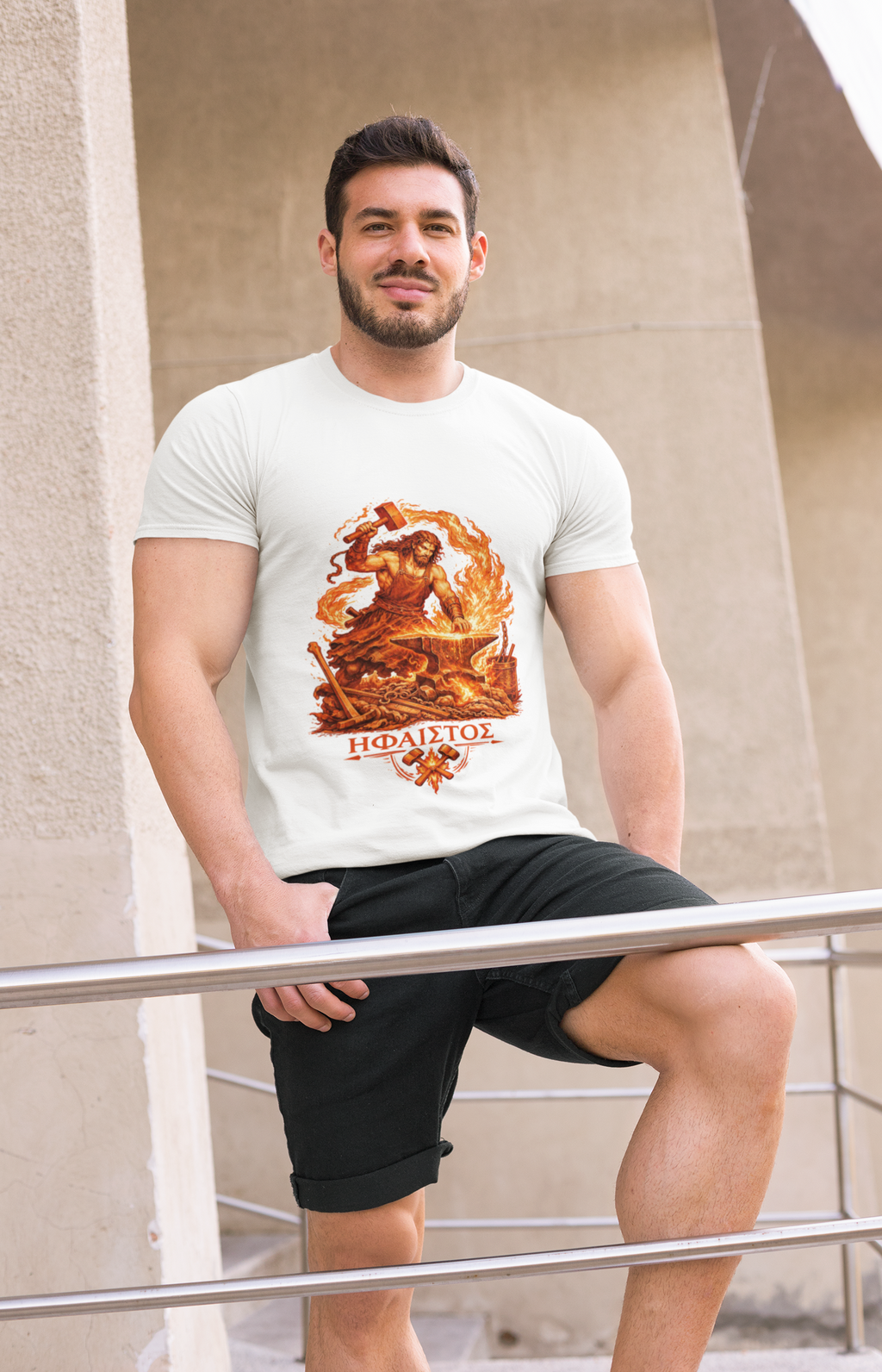 Hephaestus T-Shirt — The Olympian Collection