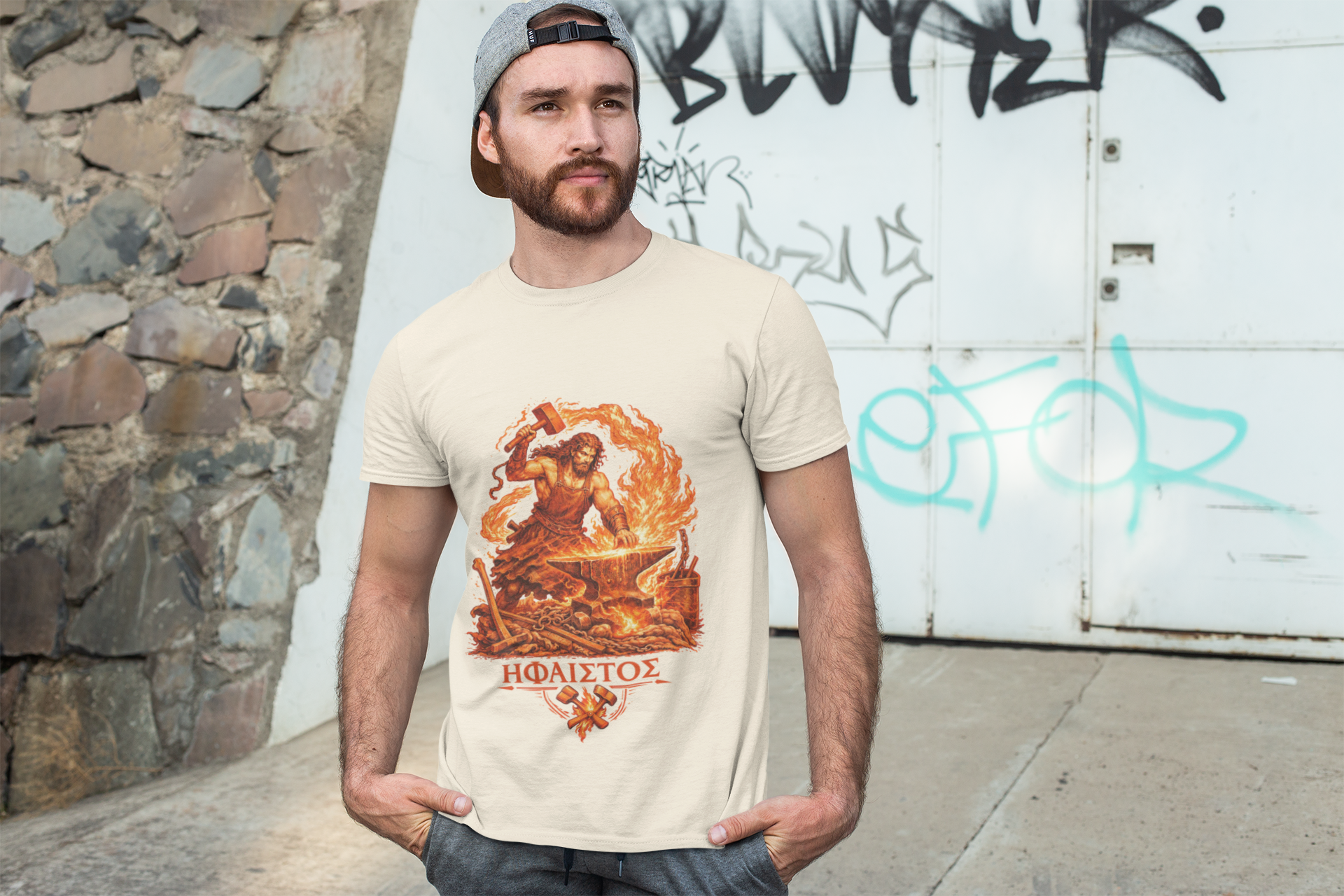 Hephaestus T-Shirt — The Olympian Collection