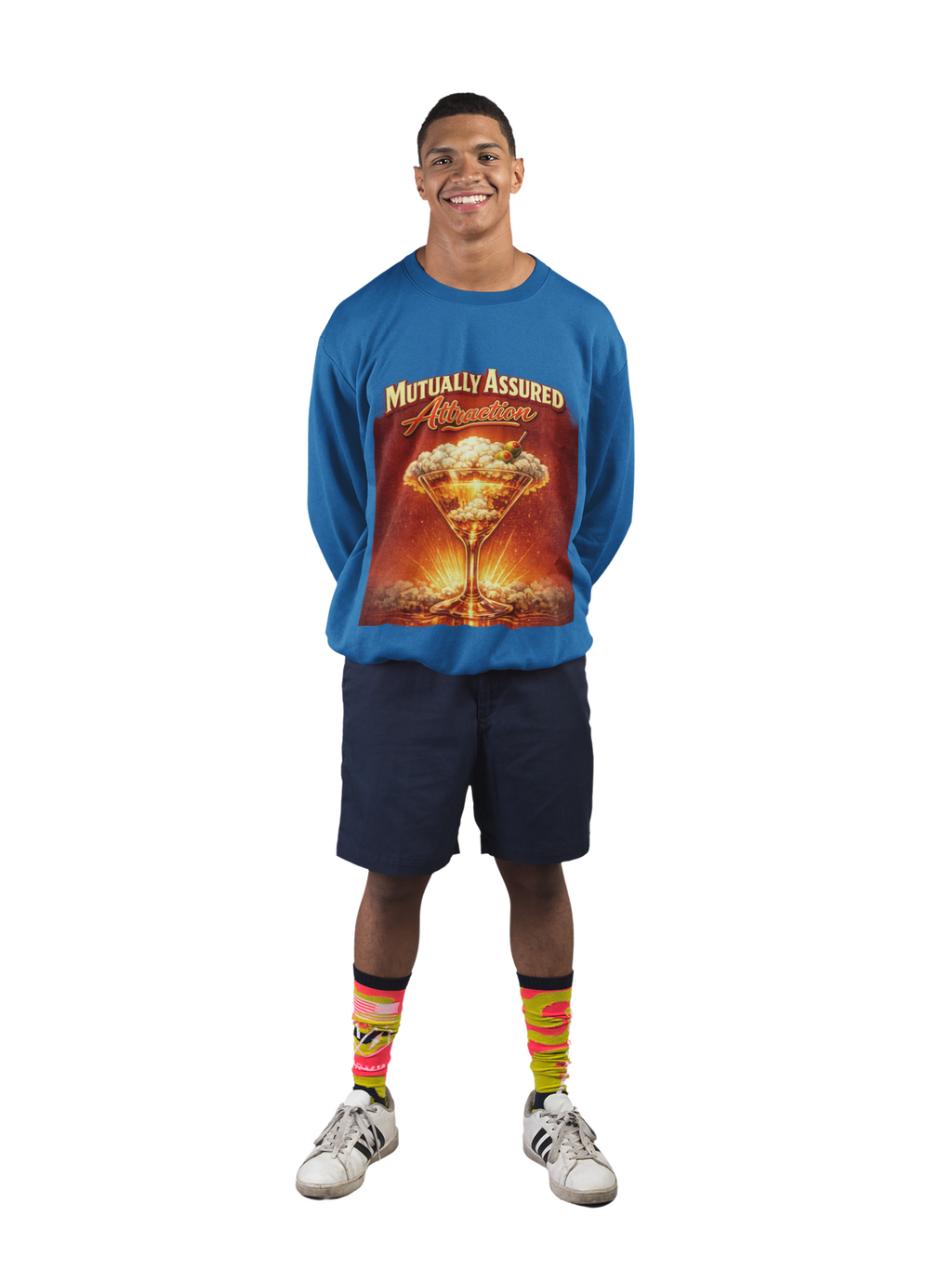 Mutually Assured Attraction Long-Sleeve Shirt | Funny Nuclear Flirting Humor Tee | Nerdy Romance Gift | Sarcastic Long Sleeve | Witty Shirt