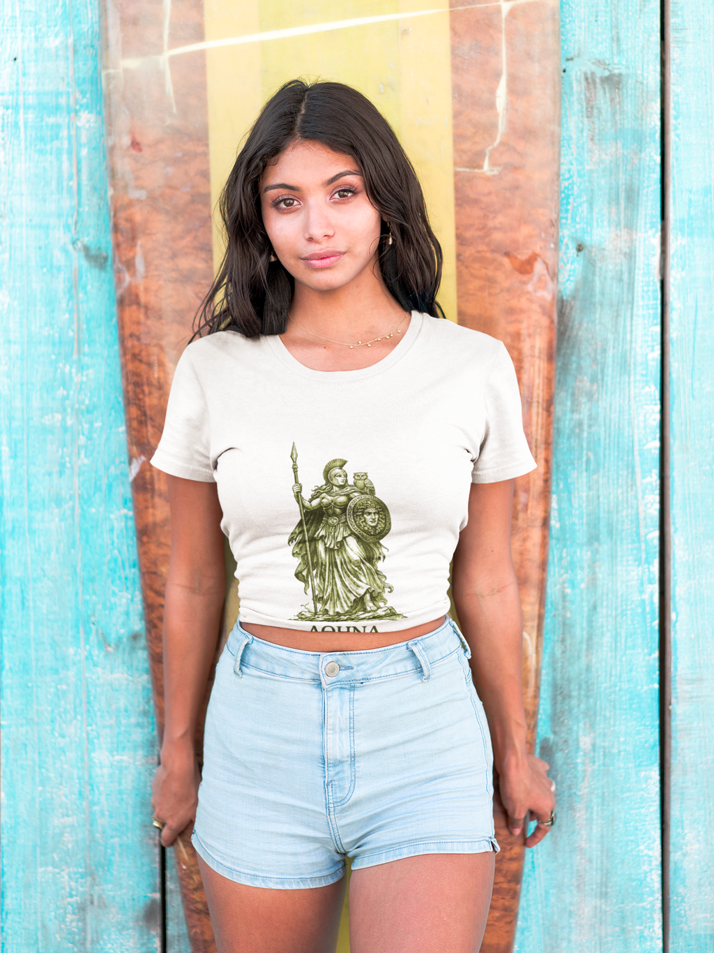 Athena T-Shirt | Greek Goddess Mythology Tee | Ancient Greece Graphic Shirt | Gift for History Lover | Unisex Soft Cotton Tee