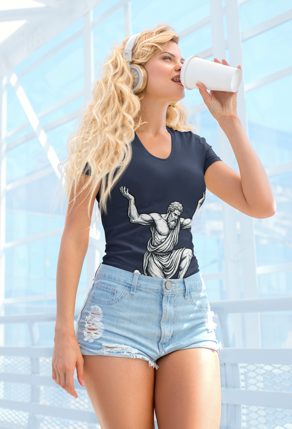 Atlas T-Shirt | Greek Titan Mythology Graphic Tee | Ancient Greece Shirt | Gift for Mythology Lover | Unisex Soft Cotton
