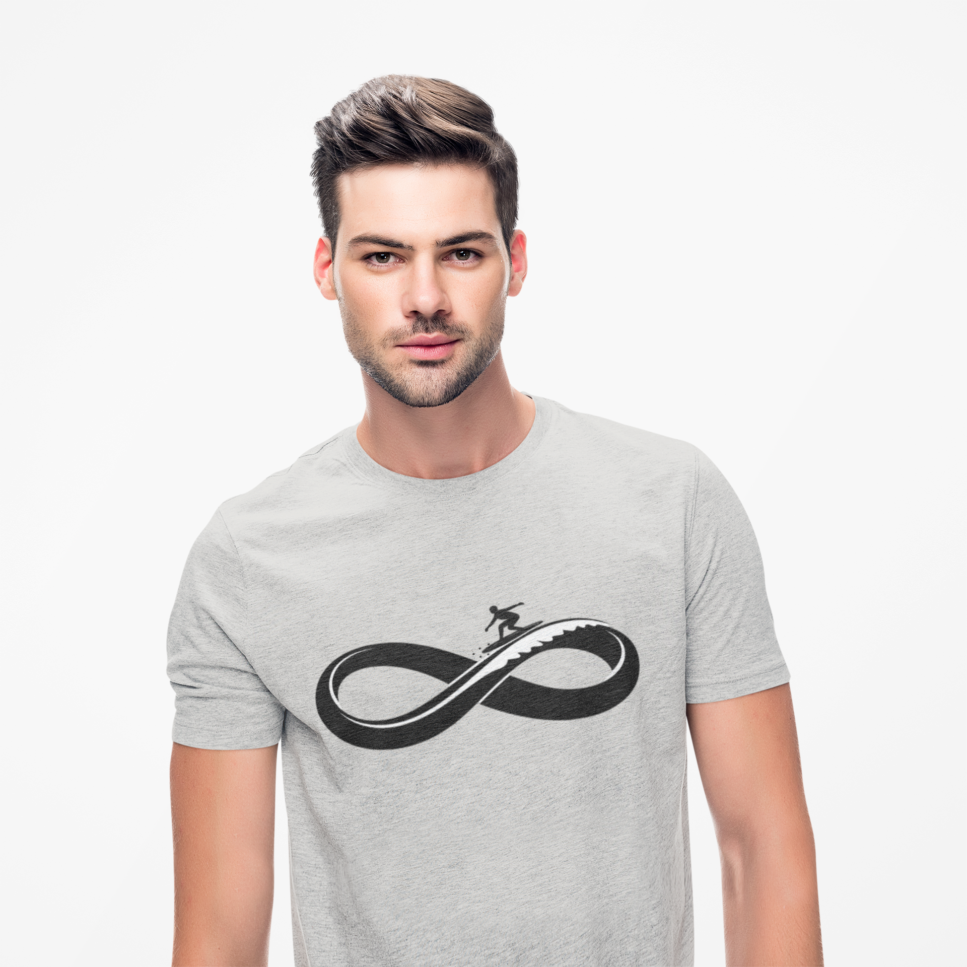 Infinity Wave Surfing T-Shirt | Surfer Shirt | Ocean Wave Tee | Beach Life Shirt