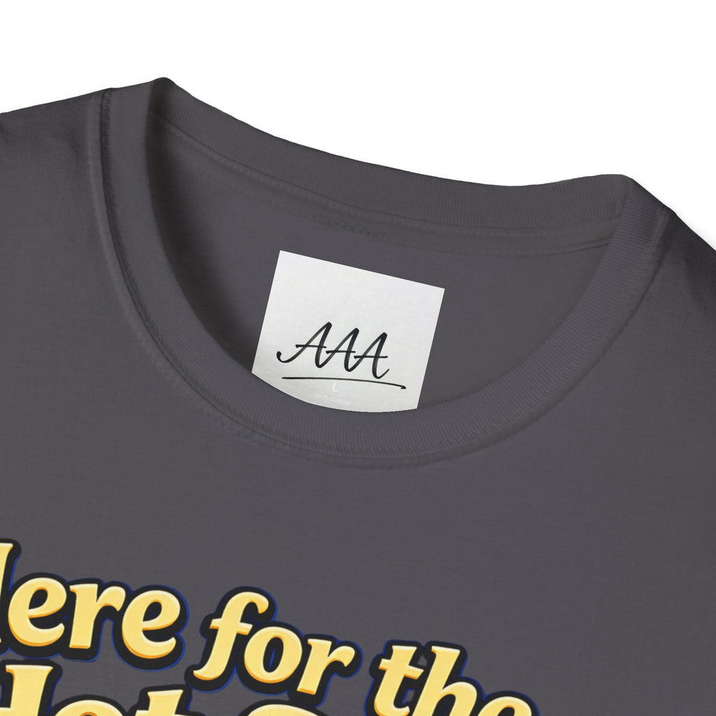 Here for the Hot Son graphic T-Shirt | Jewish Shabbat Seder Illustration