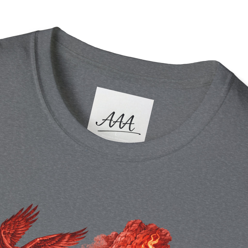 Prometheus Greek Titan T-Shirt | Mythology Titan with Eagle and Fire Unisex T-Shirt | Olympian Collection