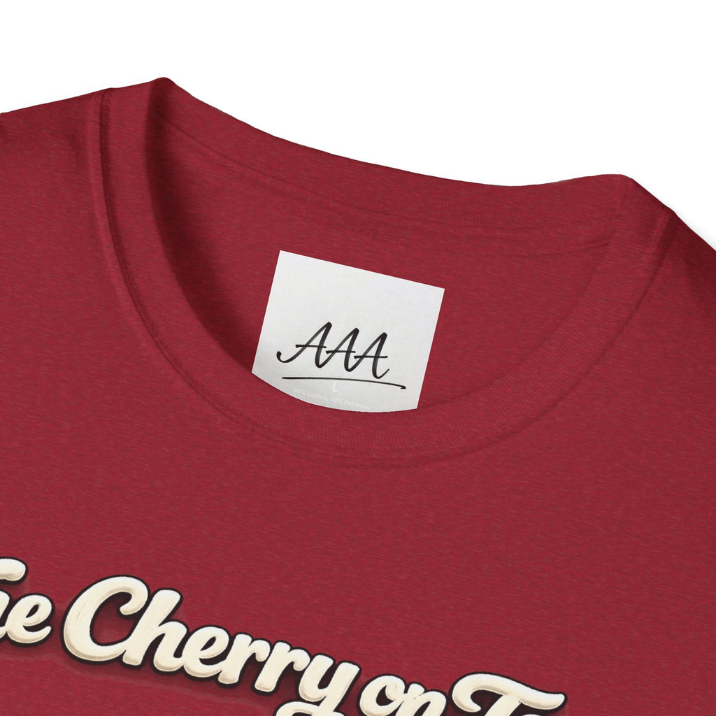 The Cherry on Top | Funny Double Cherry Boob Sweatshirt | Naughty Whipped Cream Cherry on Top T-Shirt | Gag Gift for Women