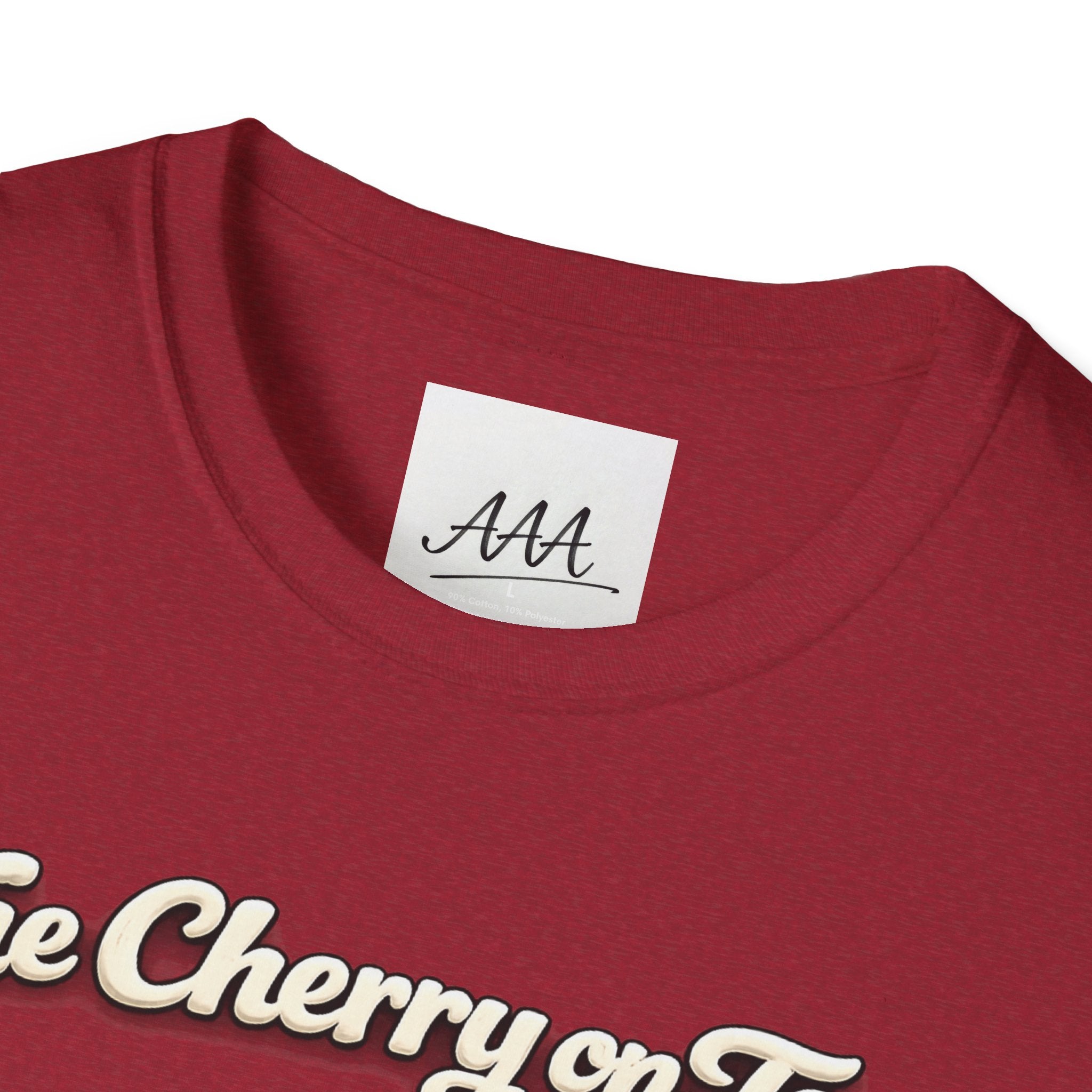 The Cherry on Top | Funny Double Cherry Boob Sweatshirt | Naughty Whipped Cream Cherry on Top T-Shirt | Gag Gift for Women
