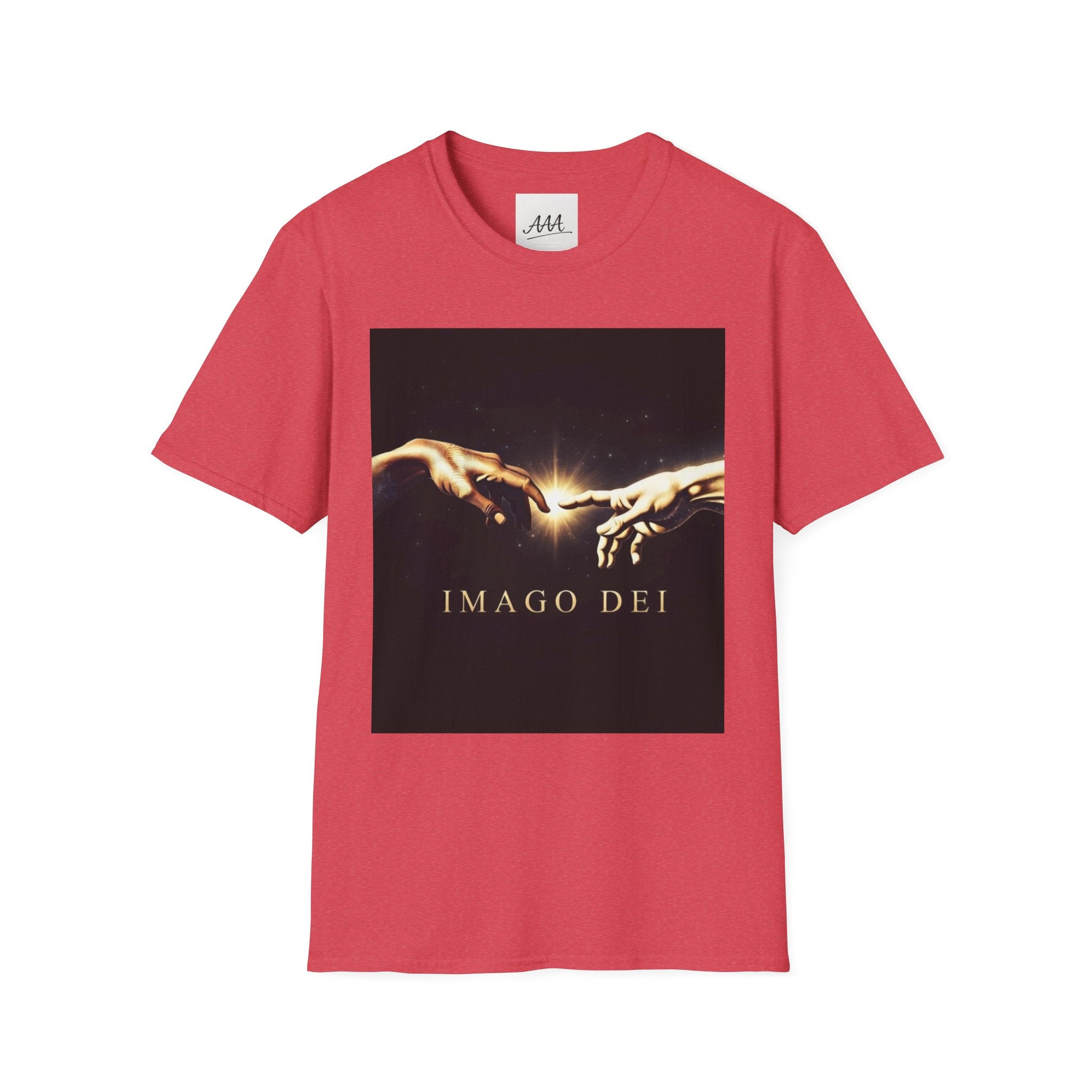 Imago Dei T-Shirt | Christian Faith Graphic Tee | God's Hand Creation Shirt | Bible Verse Gift | Religious Shirt for Men and Women