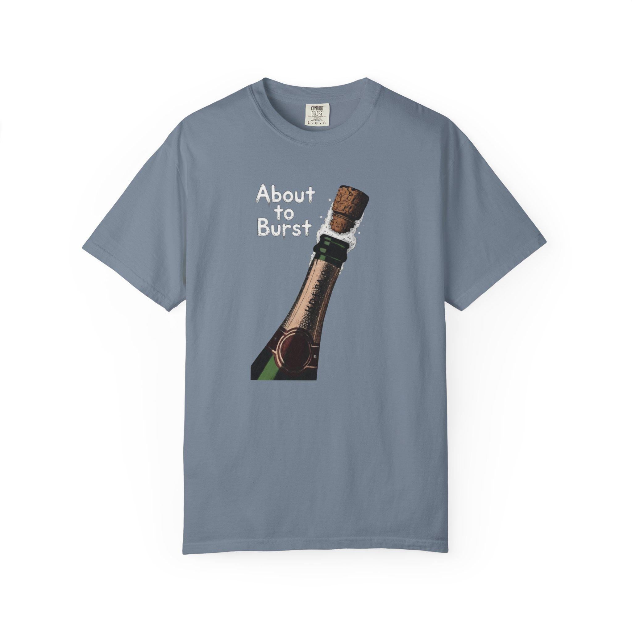 About to Burst - Champagne Bottle Graphic Tee