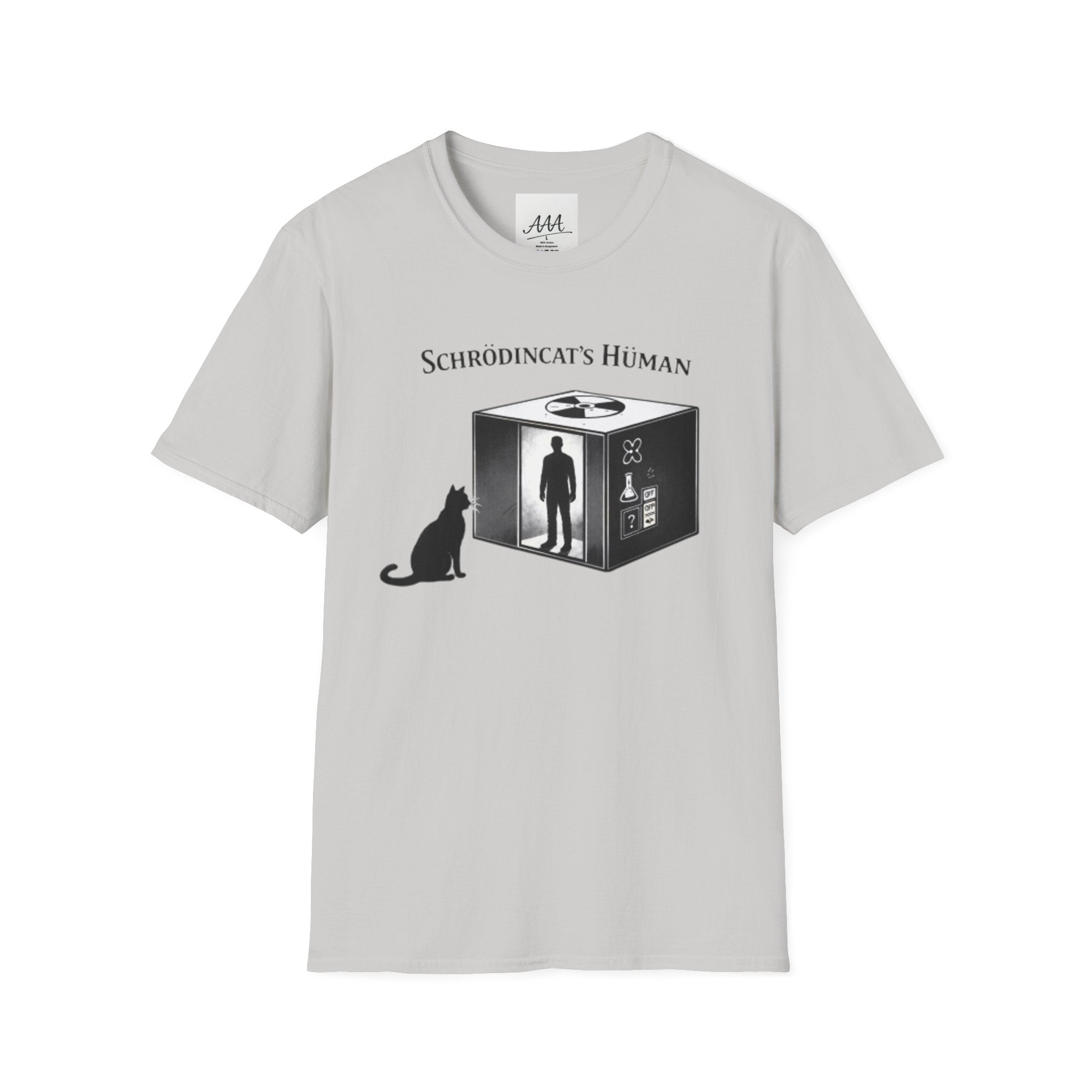 Schrodinger Cat Shirt Funny Science Tee | Schrödincat’s Human T-Shirt | Physics Joke Shirt | Nerd Humor Tee