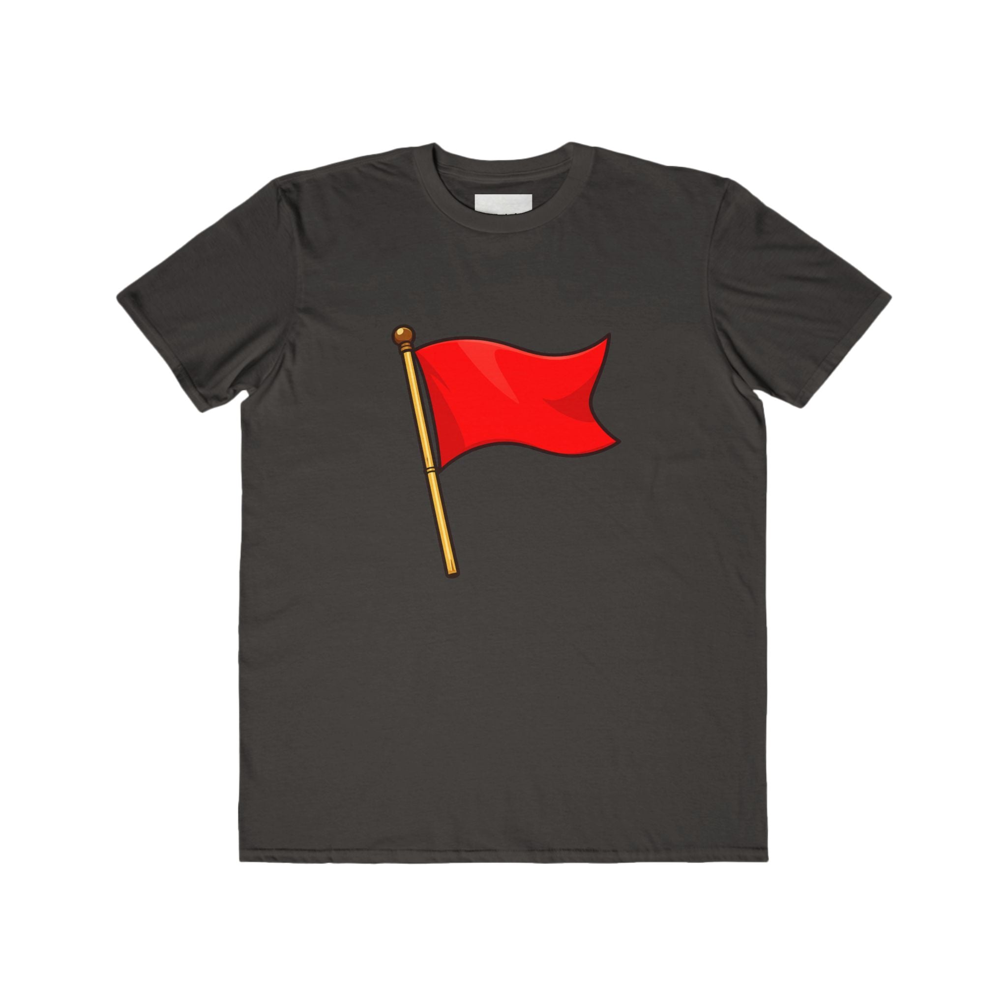Red Flag Graphic Tee Men's Casual Cotton T-Shirt