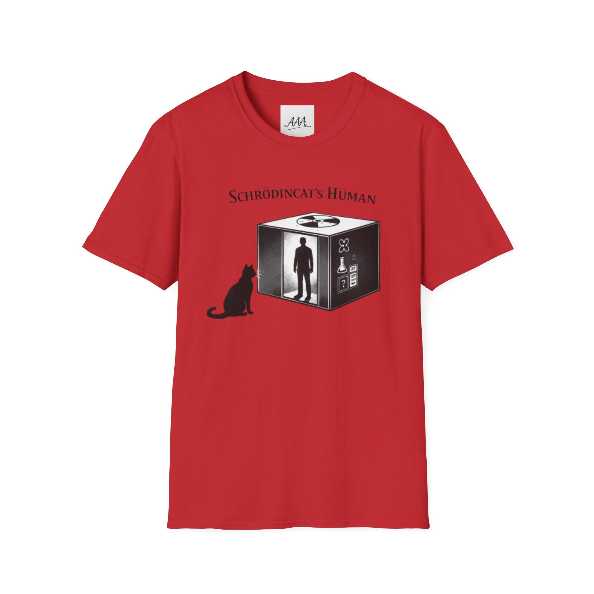 Schrodinger Cat Shirt Funny Science Tee | Schrödincat’s Human T-Shirt | Physics Joke Shirt | Nerd Humor Tee