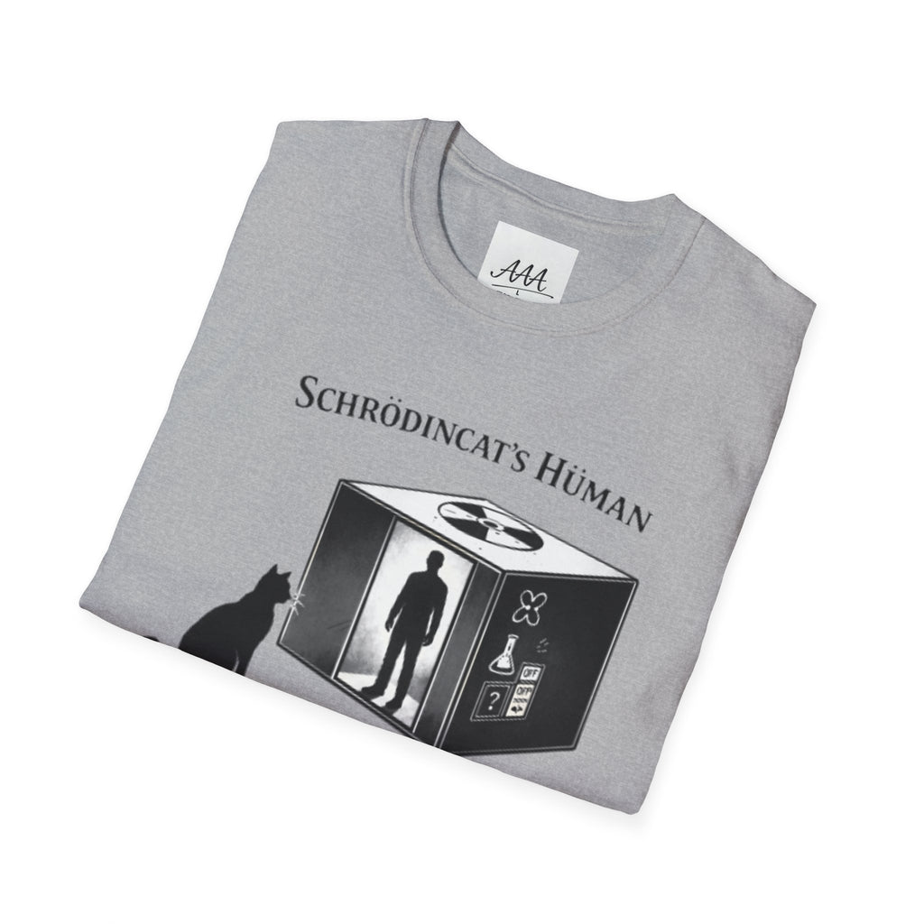 Schrodinger Cat Shirt Funny Science Tee | Schrödincat’s Human T-Shirt | Physics Joke Shirt | Nerd Humor Tee