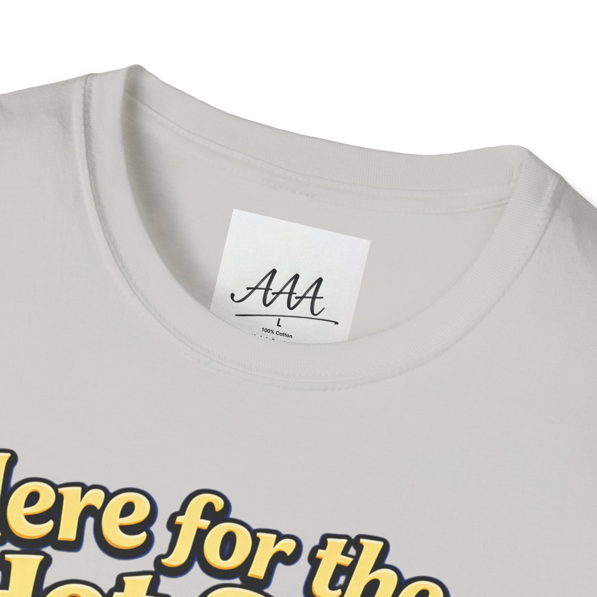 Here for the Hot Son graphic T-Shirt | Jewish Shabbat Seder Illustration