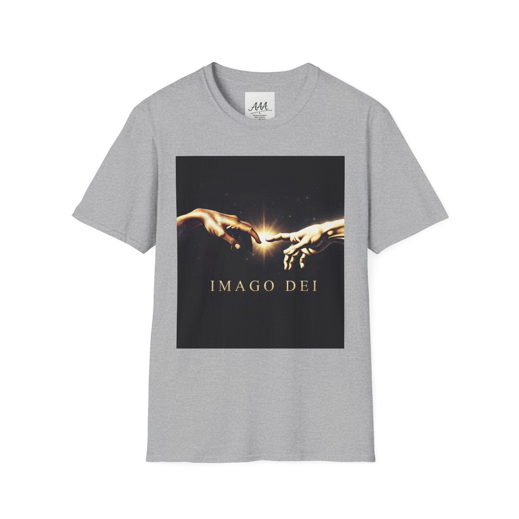 Imago Dei T-Shirt | Christian Faith Graphic Tee | God's Hand Creation Shirt | Bible Verse Gift | Religious Shirt for Men and Women