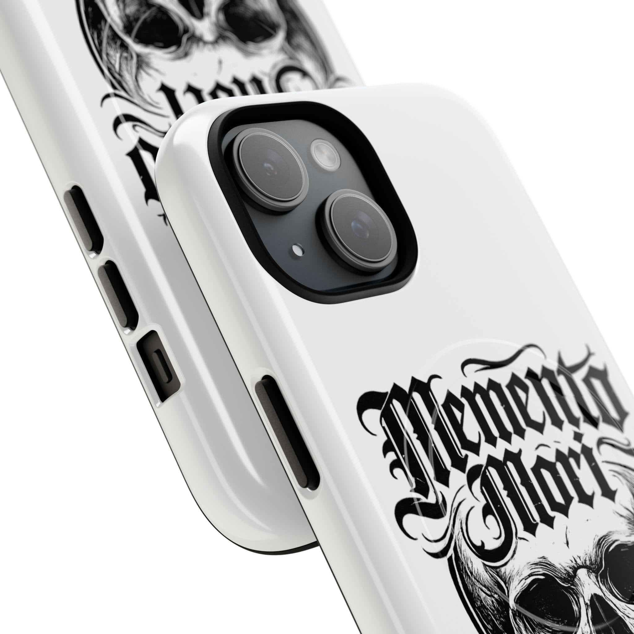 Memento Mori Skull Tough Magnetic Phone Case