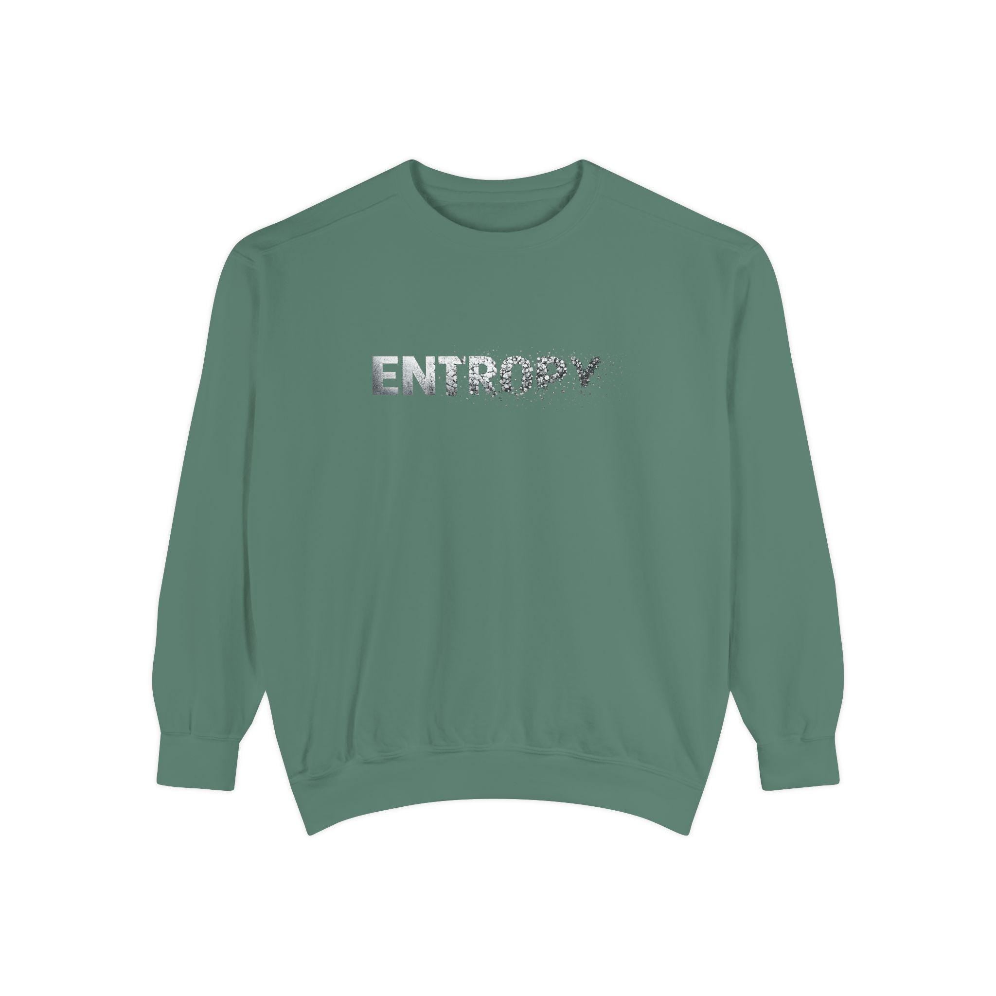 Entropy Graphic Sweatshirt Minimalist Science-Inspired Crewneck