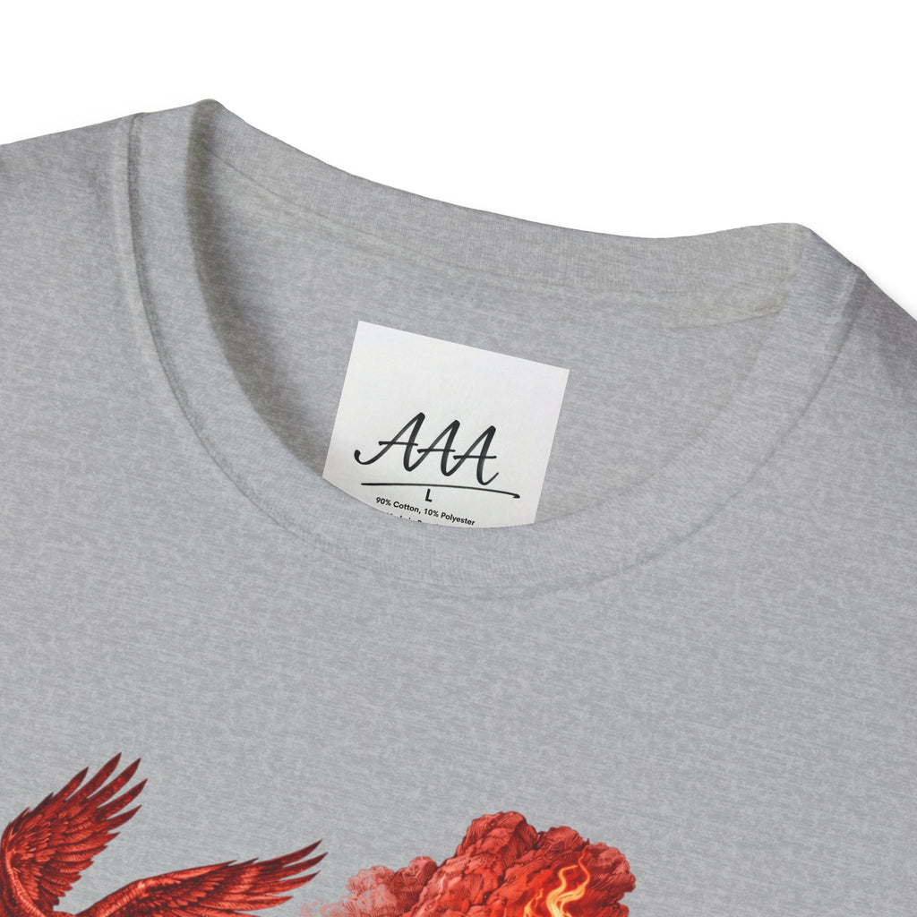Prometheus Greek Titan T-Shirt | Mythology Titan with Eagle and Fire Unisex T-Shirt | Olympian Collection