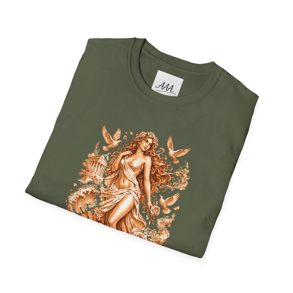 Aphrodite T-Shirt | Greek Goddess of Love Mythology Tee | Ancient Greece Graphic Shirt | Gift for Her | Unisex Soft Cotton