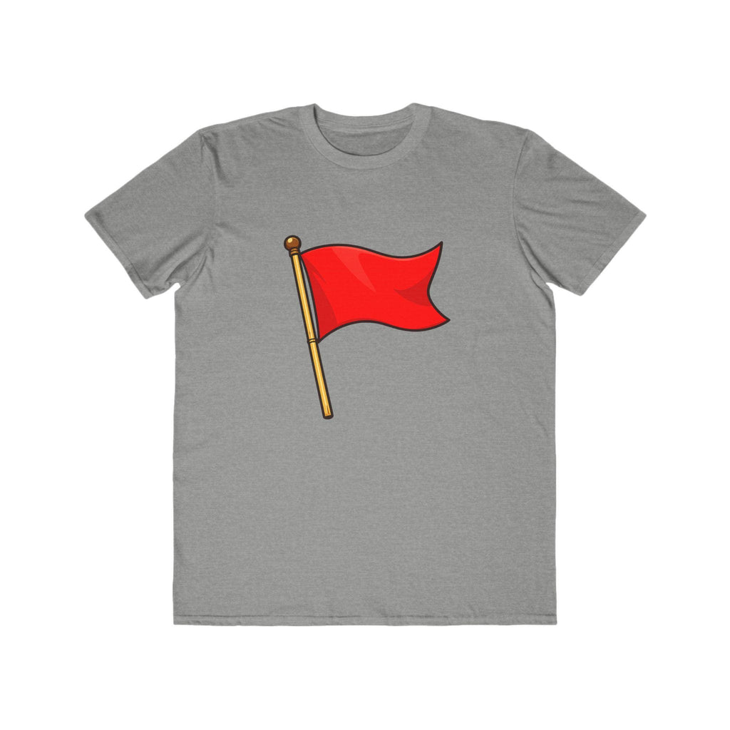 Red Flag Graphic Tee Men's Casual Cotton T-Shirt