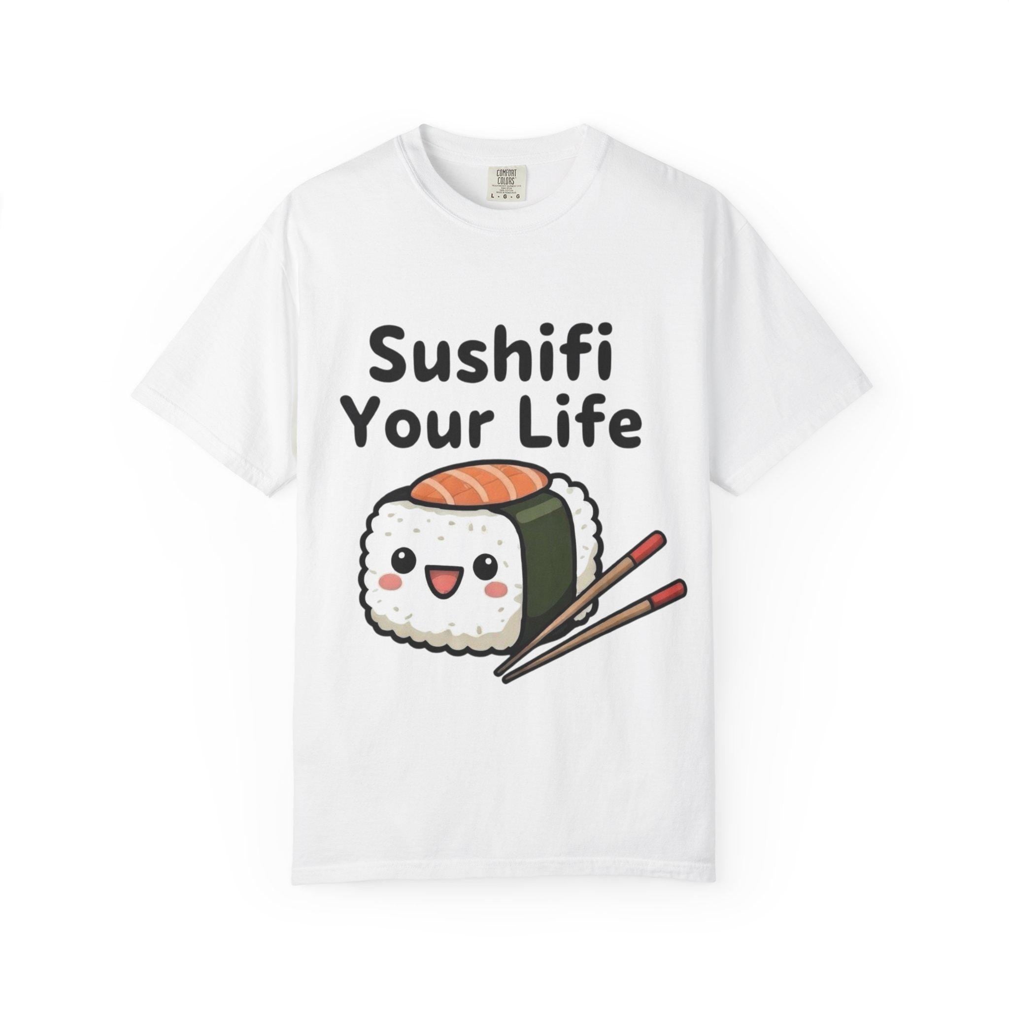 Sushifi Your Life T-Shirt Cute Kawaii Sushi Graphic Tee