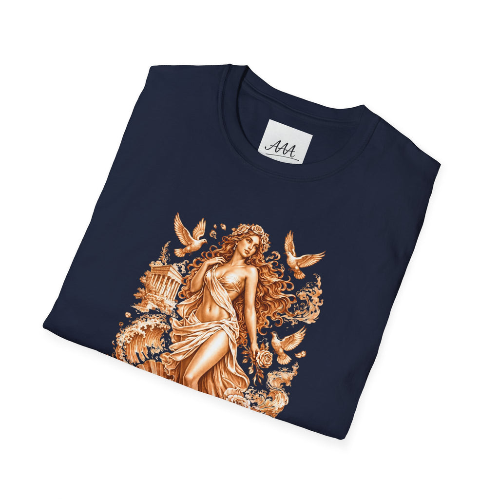 Aphrodite T-Shirt | Greek Goddess of Love Mythology Tee | Ancient Greece Graphic Shirt | Gift for Her | Unisex Soft Cotton