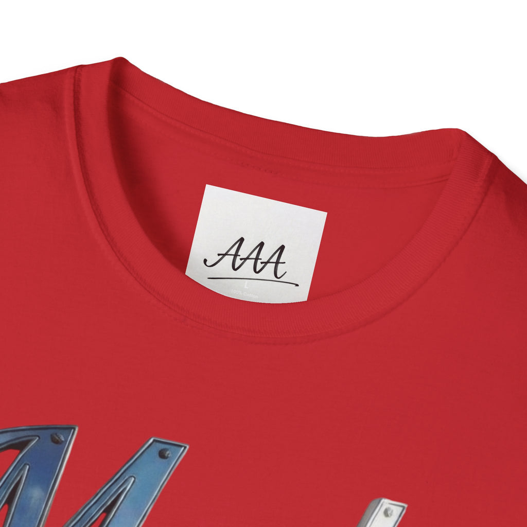 Made of Irony T-Shirt | Metallic Script Graphic Tee