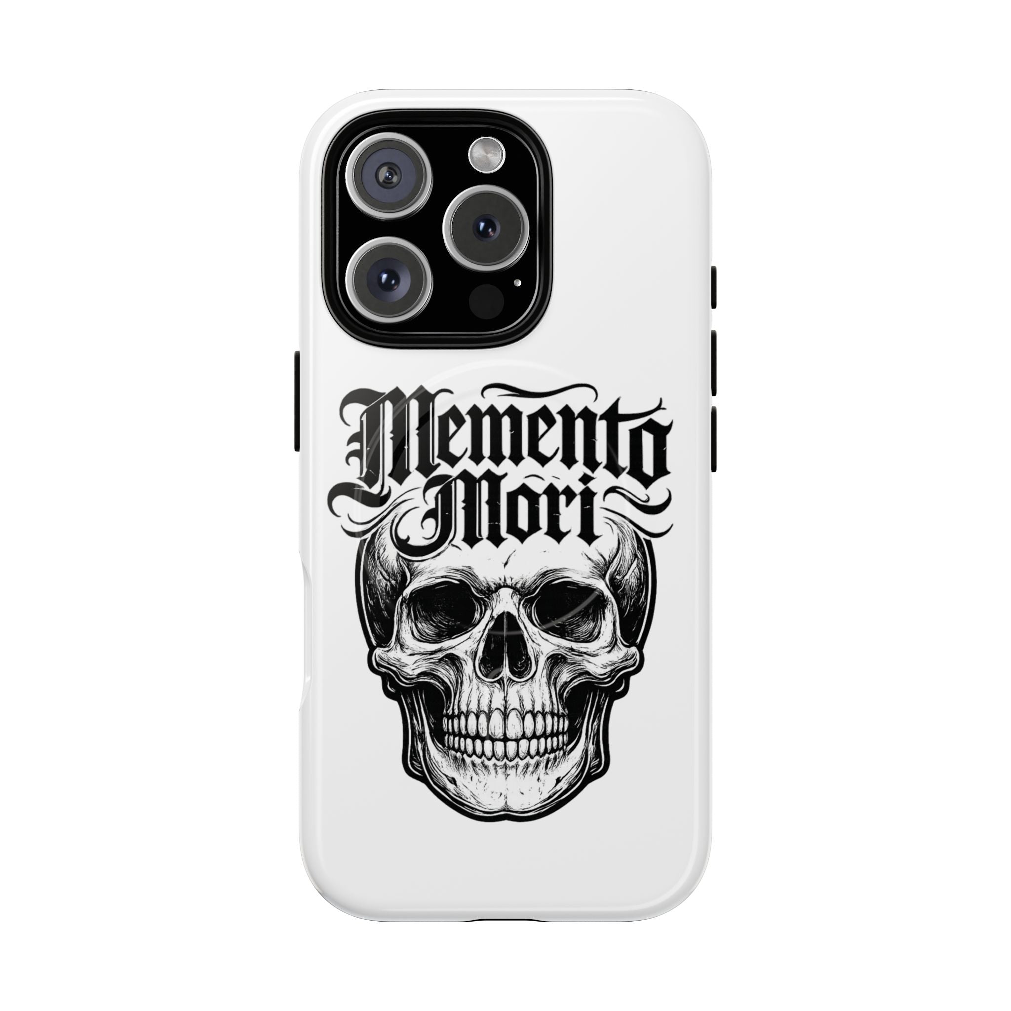 Memento Mori Skull Tough Magnetic Phone Case