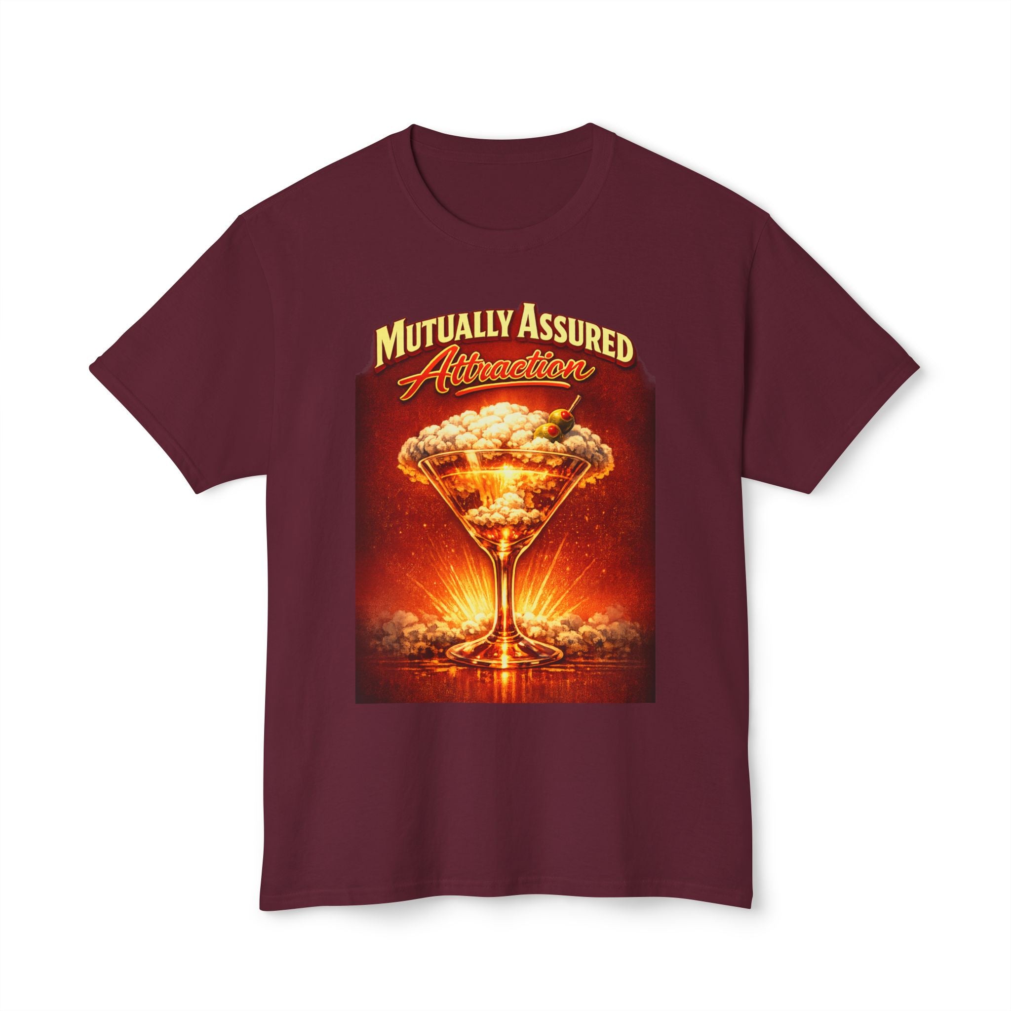 Mutually Assured Attraction T-Shirt | Funny Nuclear Flirting Humor Tee | Sarcastic Gift for Him | Nerdy Romance Shirt | Witty Graphic Tee