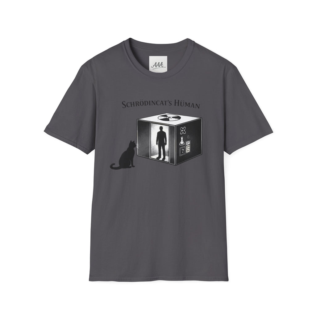 Schrodinger Cat Shirt Funny Science Tee | Schrödincat’s Human T-Shirt | Physics Joke Shirt | Nerd Humor Tee