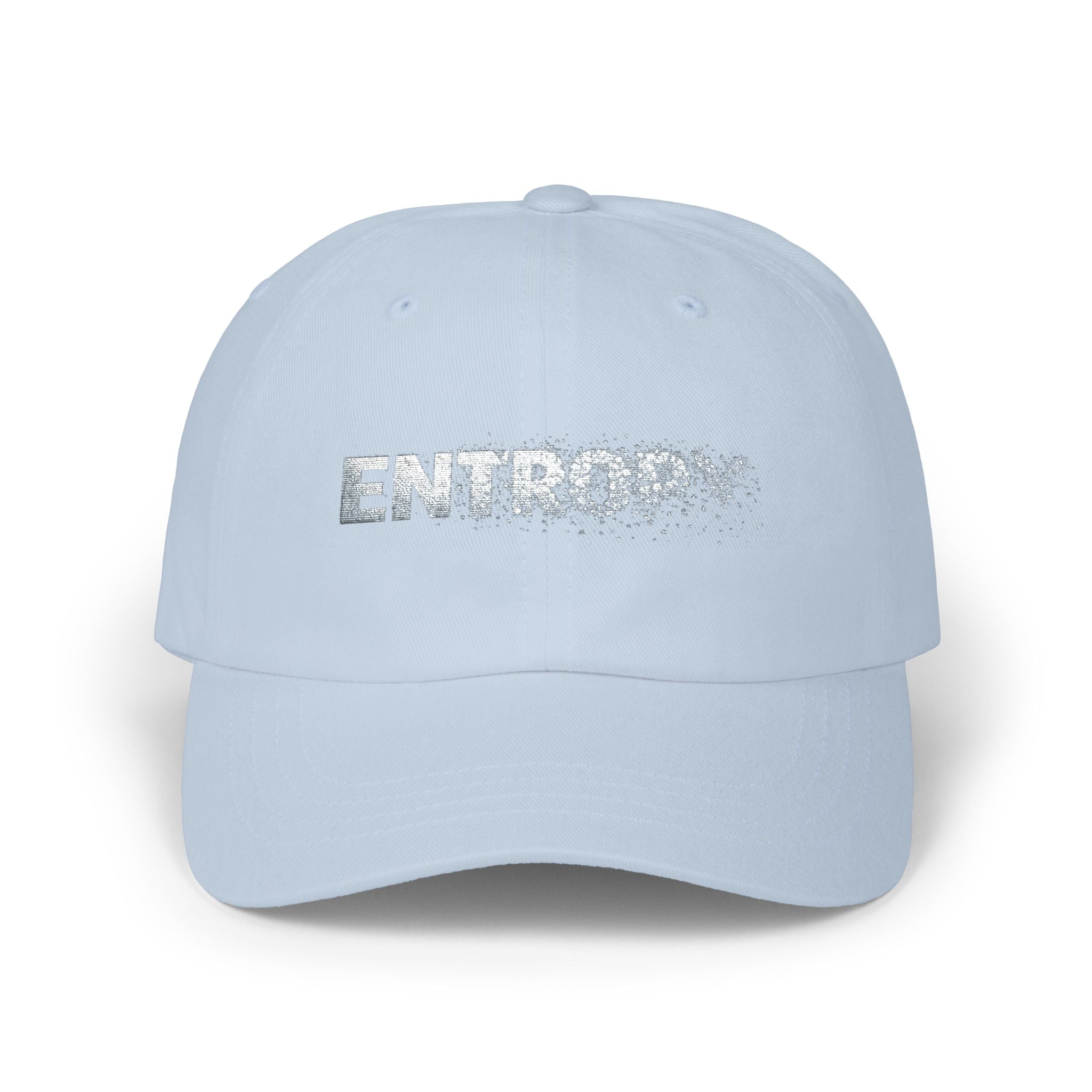 Entropy White Baseball Hat