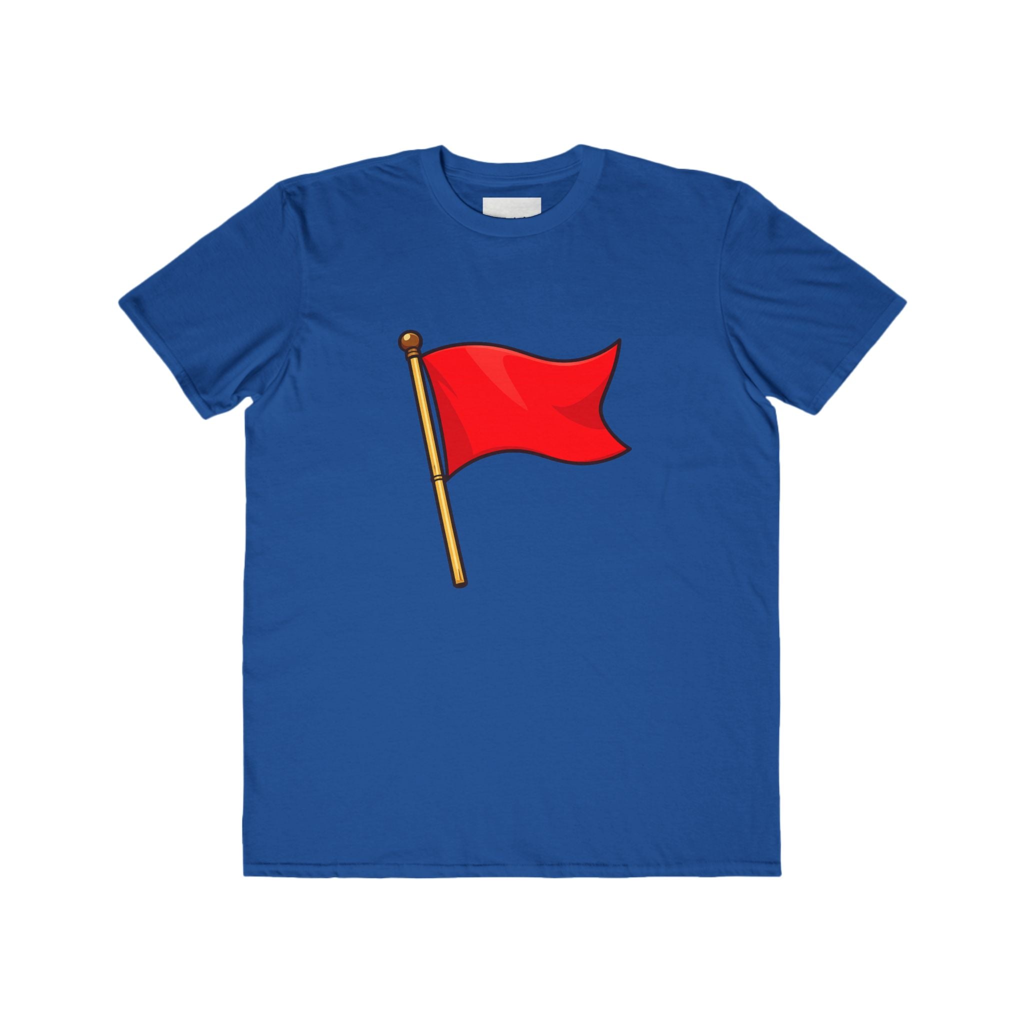 Red Flag Graphic Tee Men's Casual Cotton T-Shirt