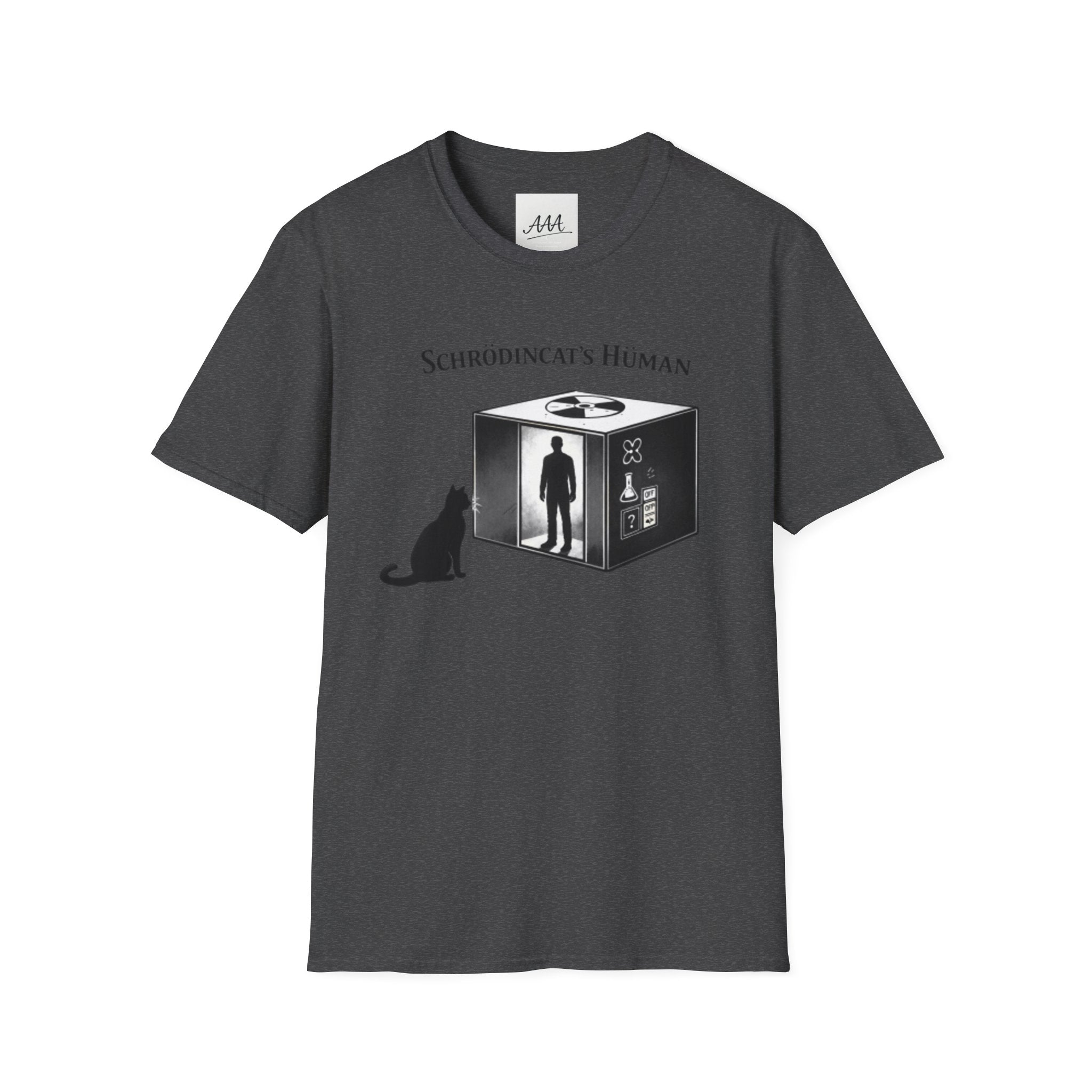 Schrodinger Cat Shirt Funny Science Tee | Schrödincat’s Human T-Shirt | Physics Joke Shirt | Nerd Humor Tee