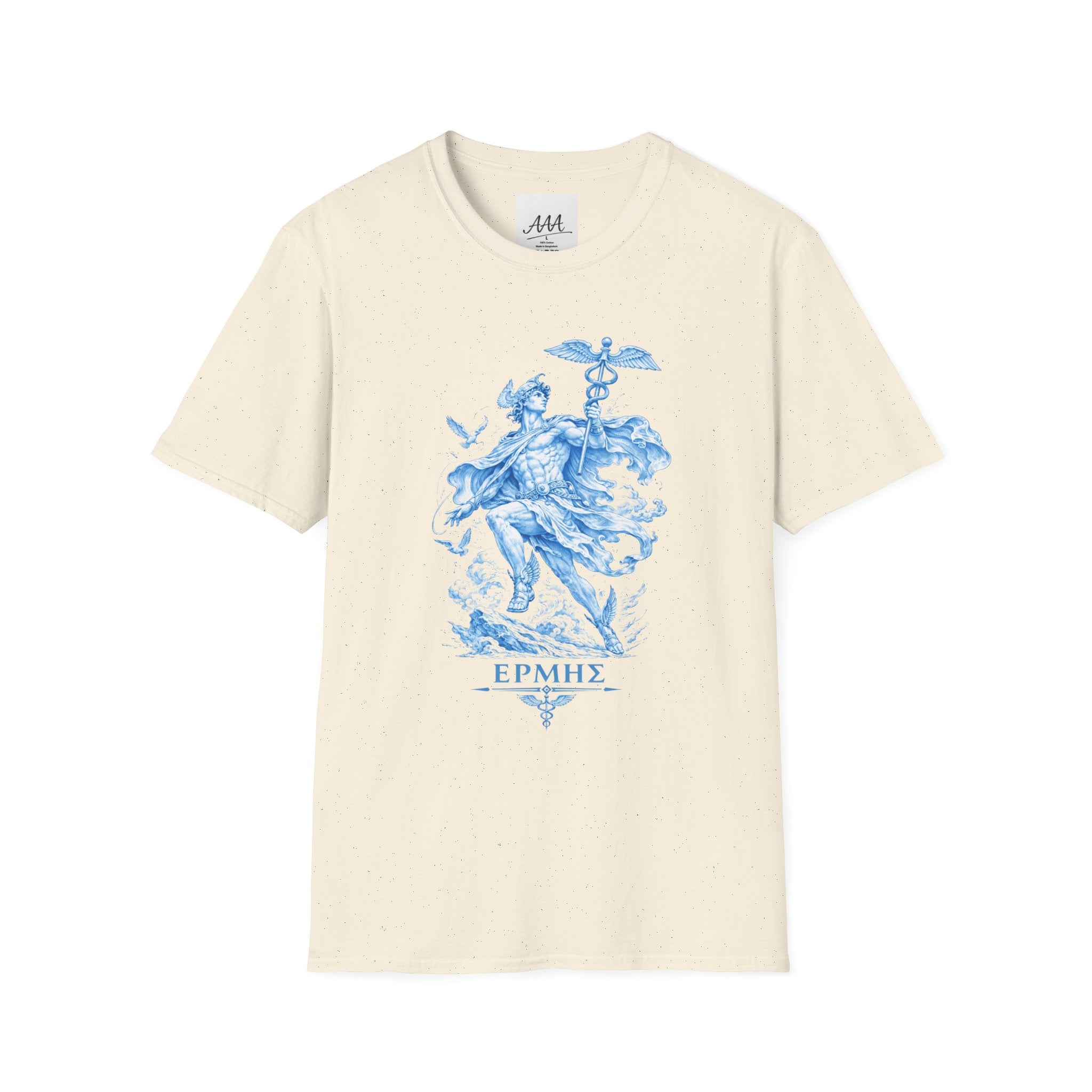 Hermes T-Shirt | Greek Messenger God Mythology Tee | Ancient Greece Graphic Shirt | Gift for Traveler | Unisex Soft Cotton