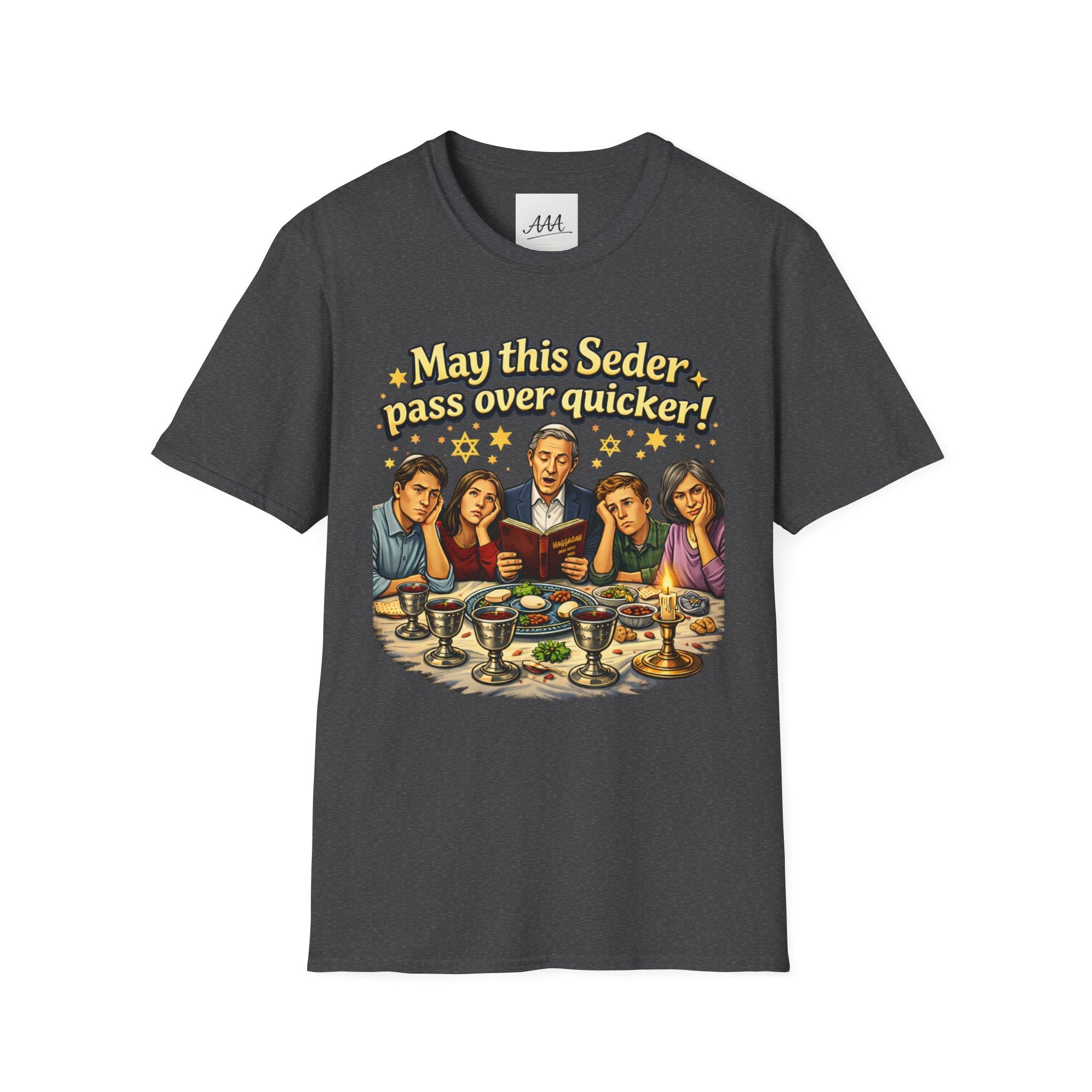 May This Seder Pass Over Quicker T-Shirt | Funny Passover Shirt | Jewish Holiday Humor Tee | Seder Night Gift | Passover Family Shirt