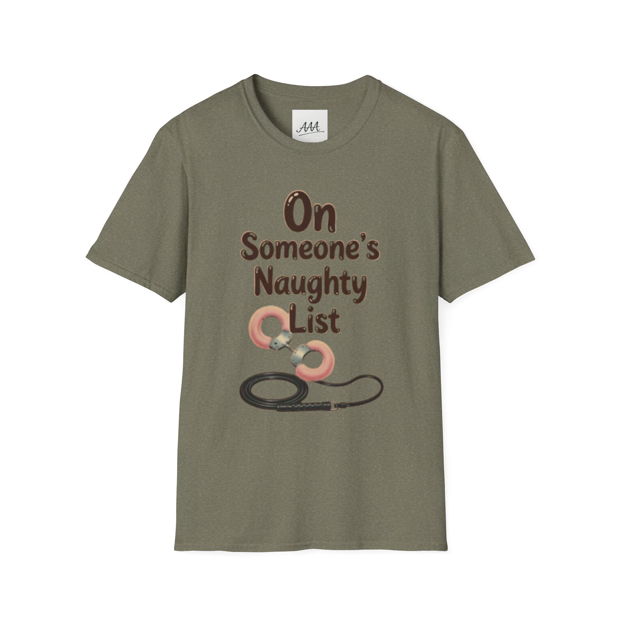 On Someone’s Naughty List Shirt | Funny Christmas Tee | Holiday Humor Shirt | Christmas Party Tee