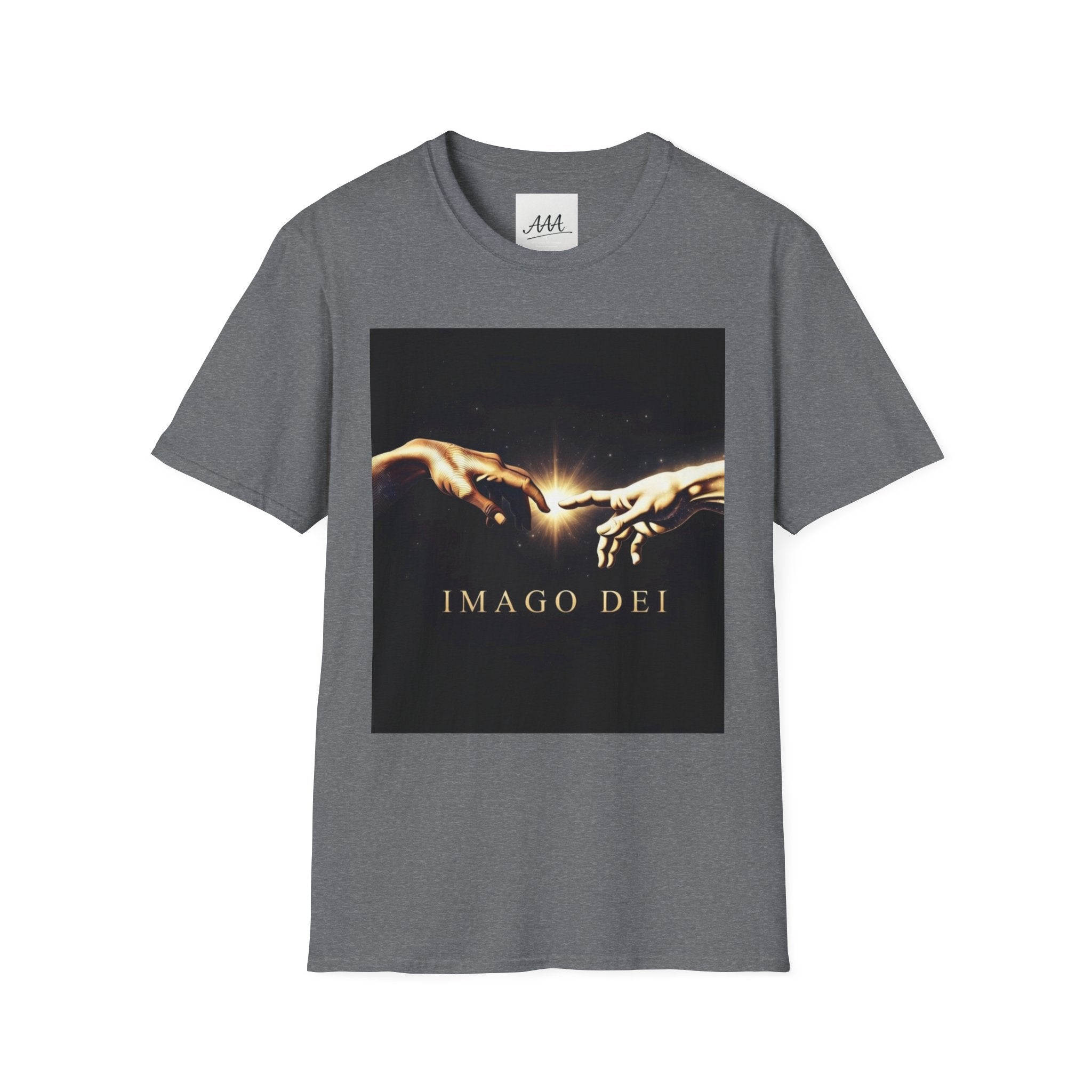 Imago Dei T-Shirt | Christian Faith Graphic Tee | God's Hand Creation Shirt | Bible Verse Gift | Religious Shirt for Men and Women
